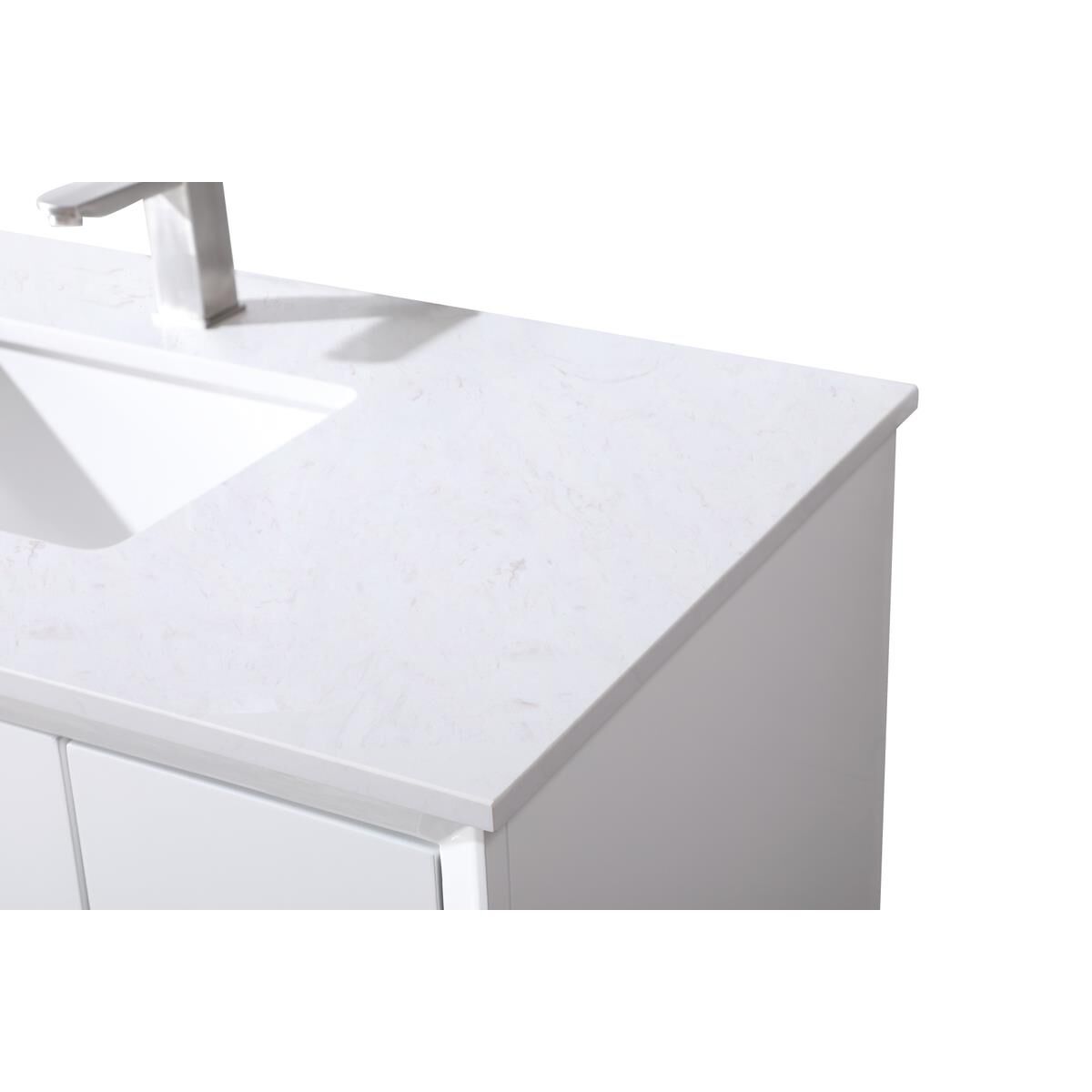 Shown in White finish