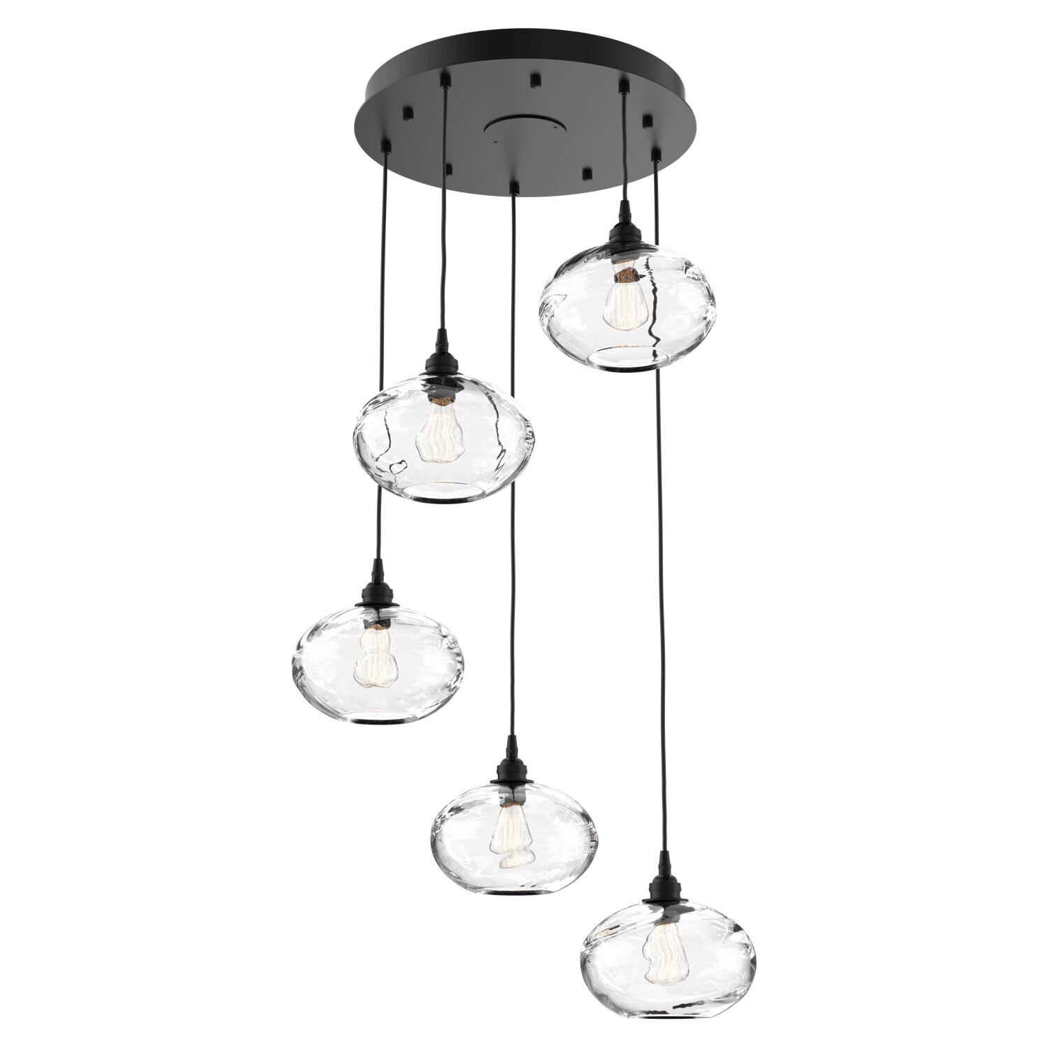Coppa 22 Inch 5 Light Multi Light Pendant by Hammerton Studio