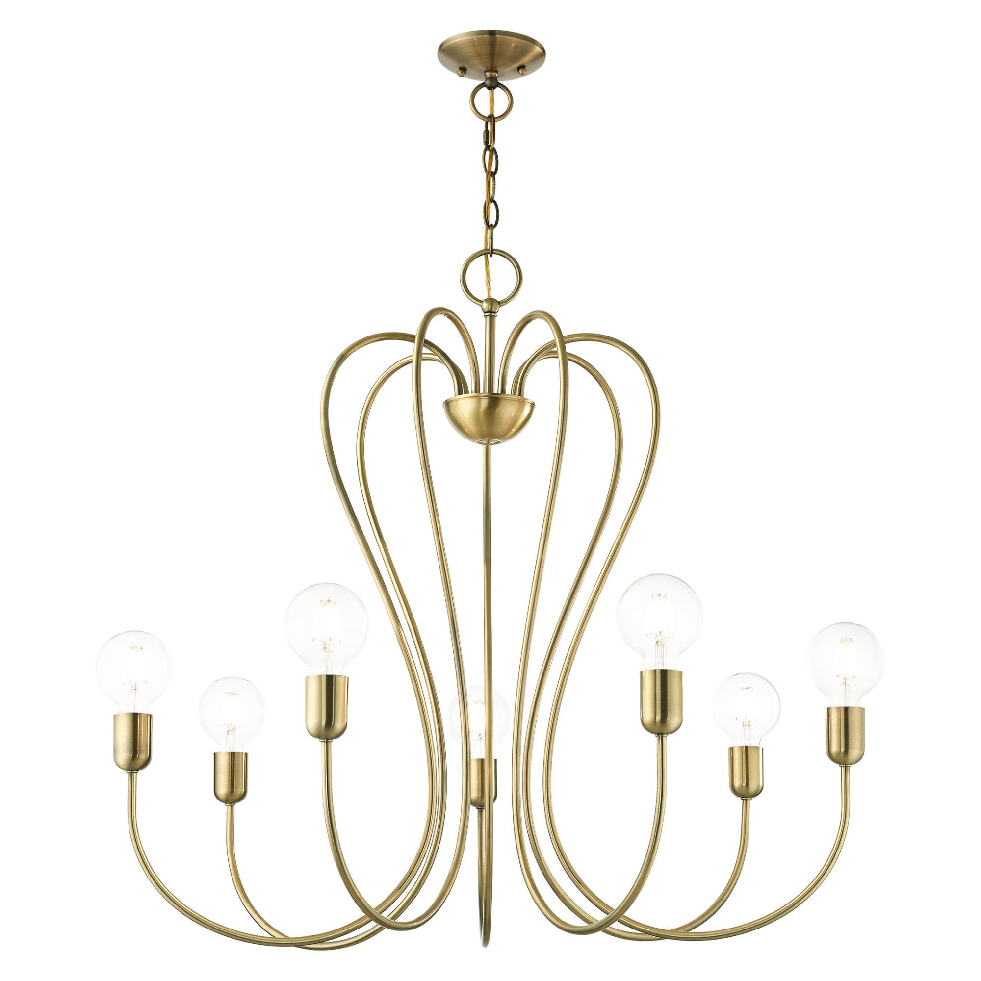 Shown in Antique Brass finish
