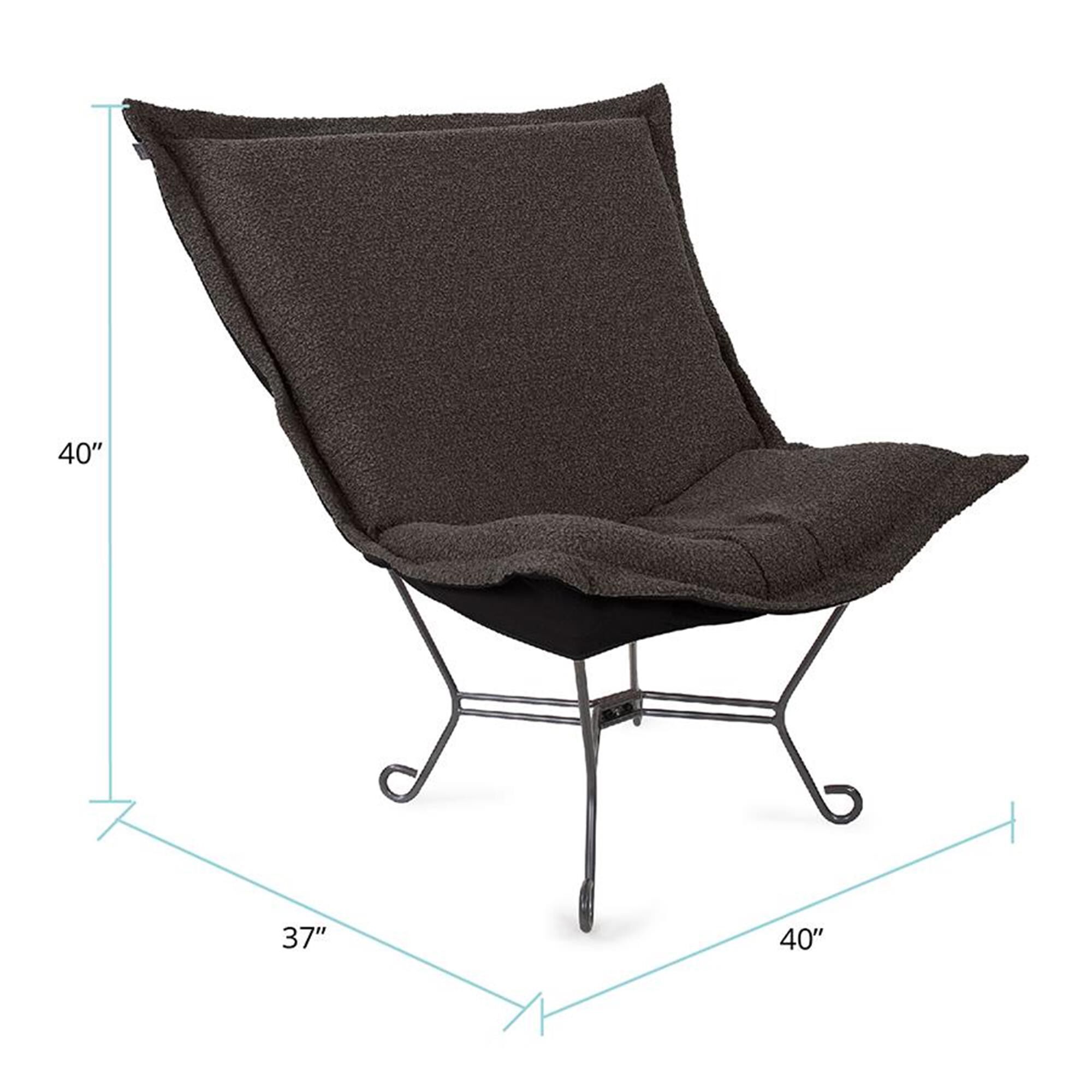 The Barbet Puff Accent Chair,