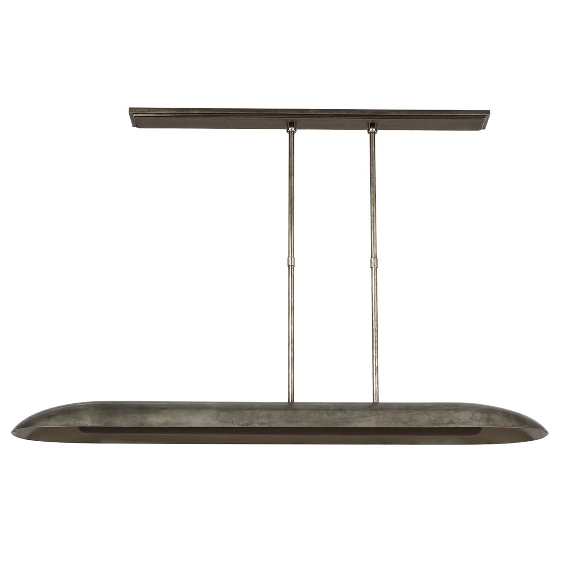 Shown in Mottled Pewter And Warm Walnut finish