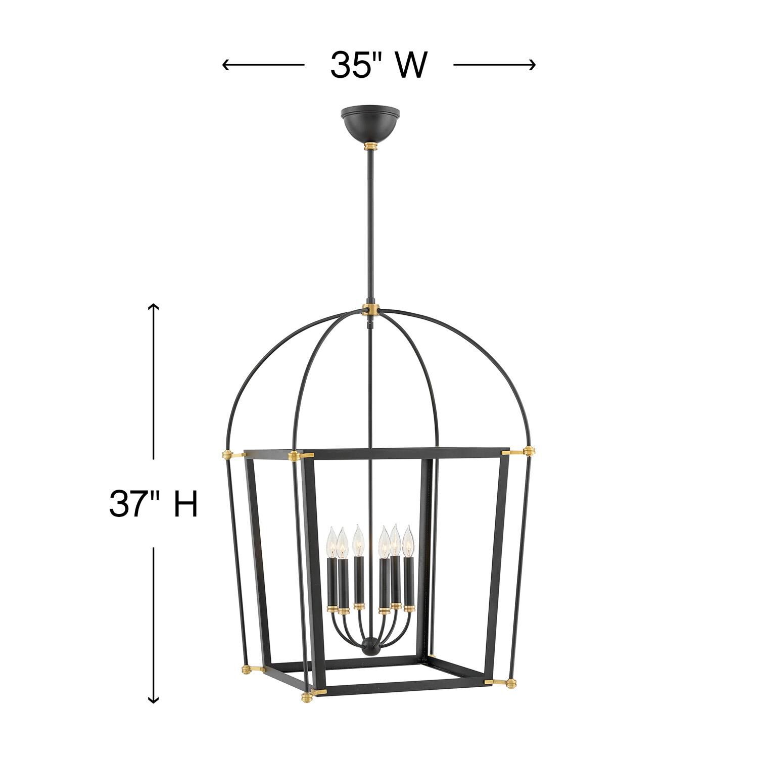 Selby 25 Inch Cage Pendant by Hinkley Lighting
