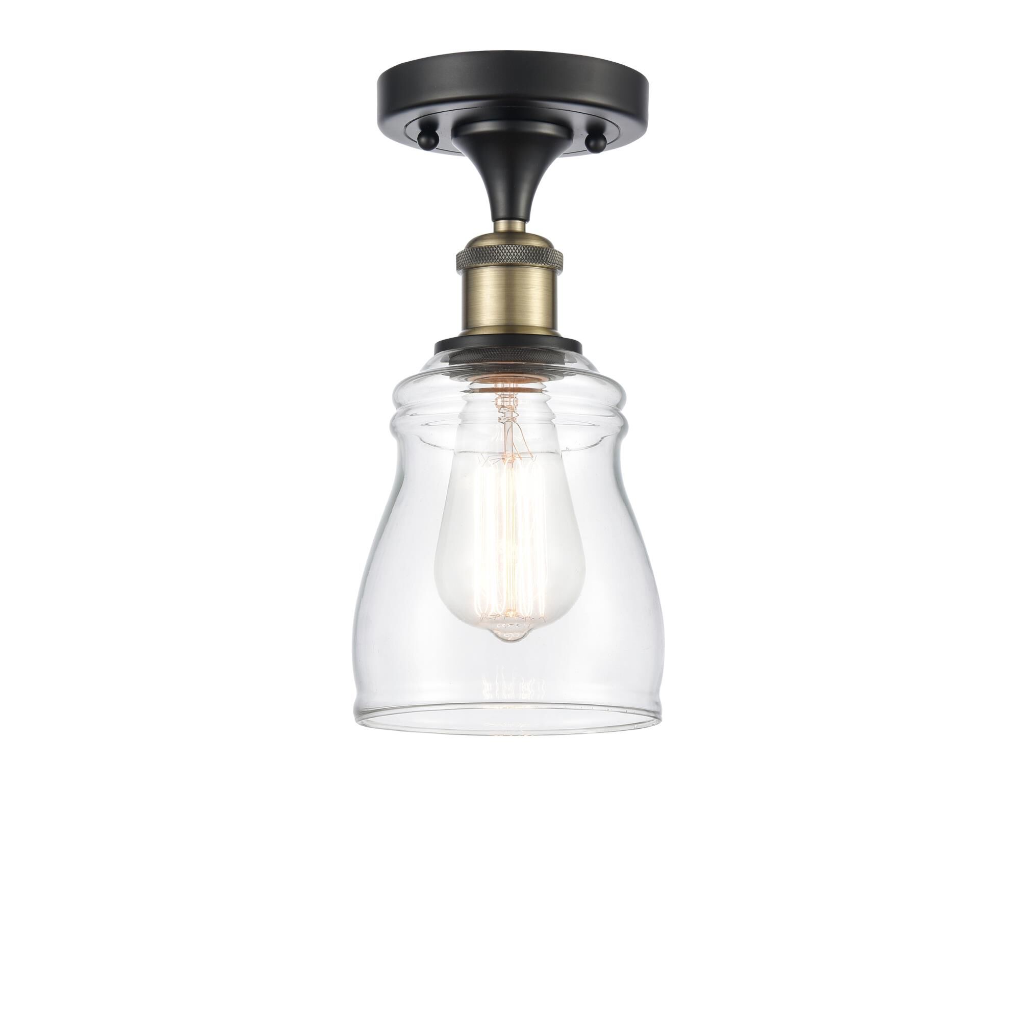 Bruno Marashlian Ellery 4 Inch 1 Light Semi Flush Mount by Innovations Lighting