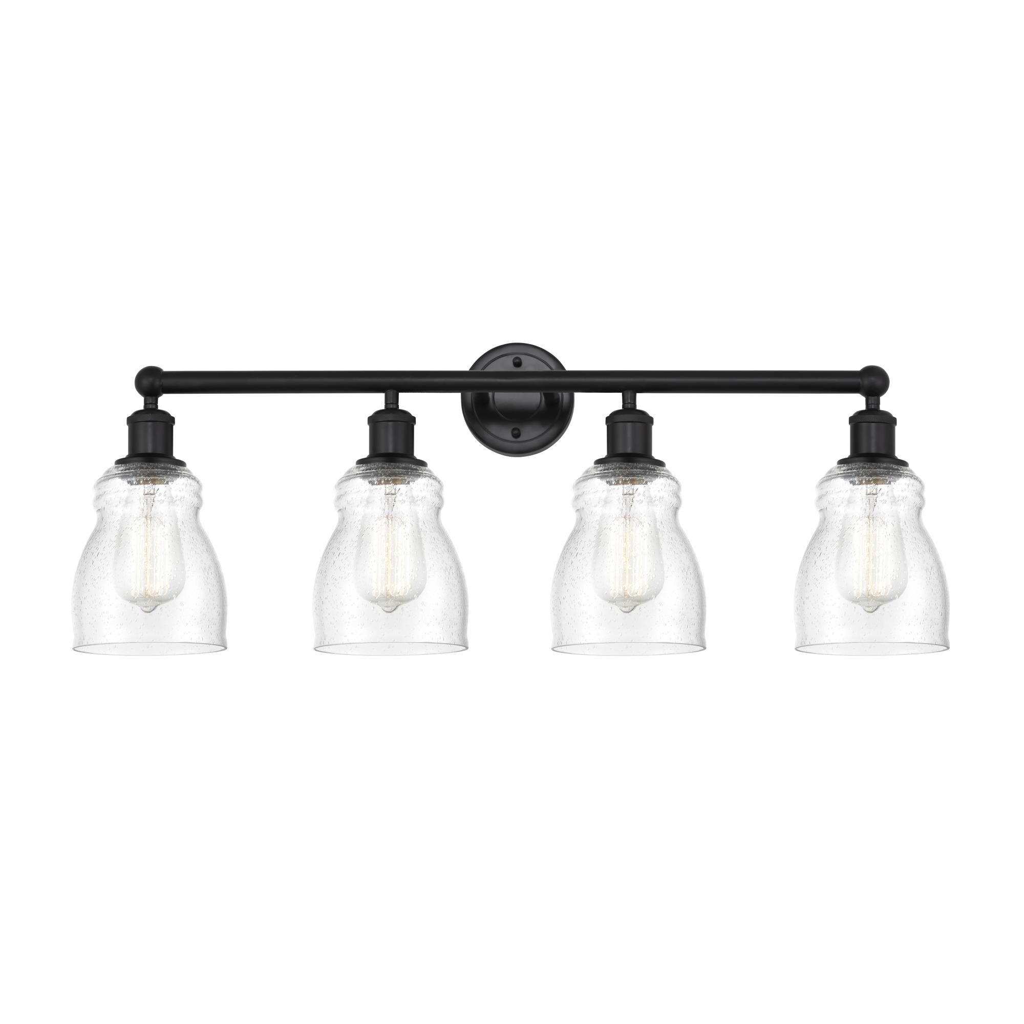 Shown in Matte Black, Seedy finish and Seedy glass and Seedy Glass shade