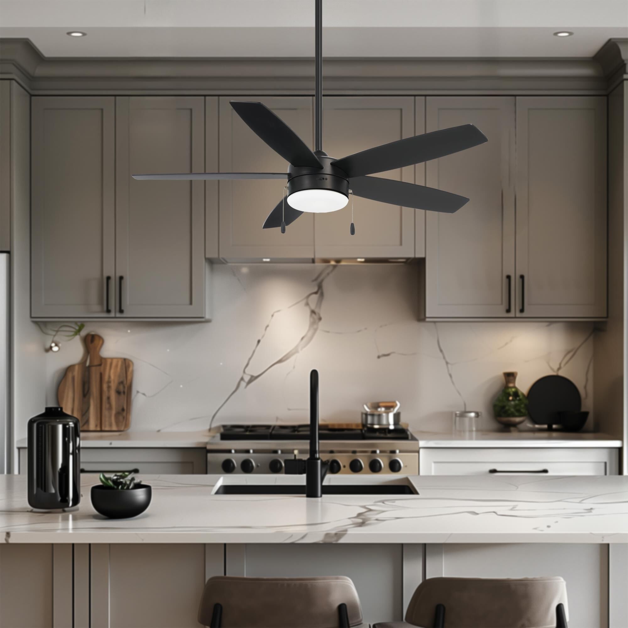 Shown in Coal finish and White Frosted glass