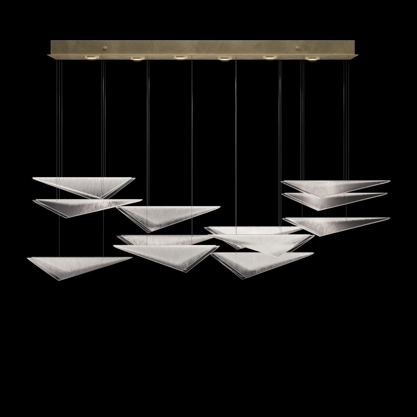 Volo 58 Inch Linear Suspension Light by Fine Art Handcrafted Lighting