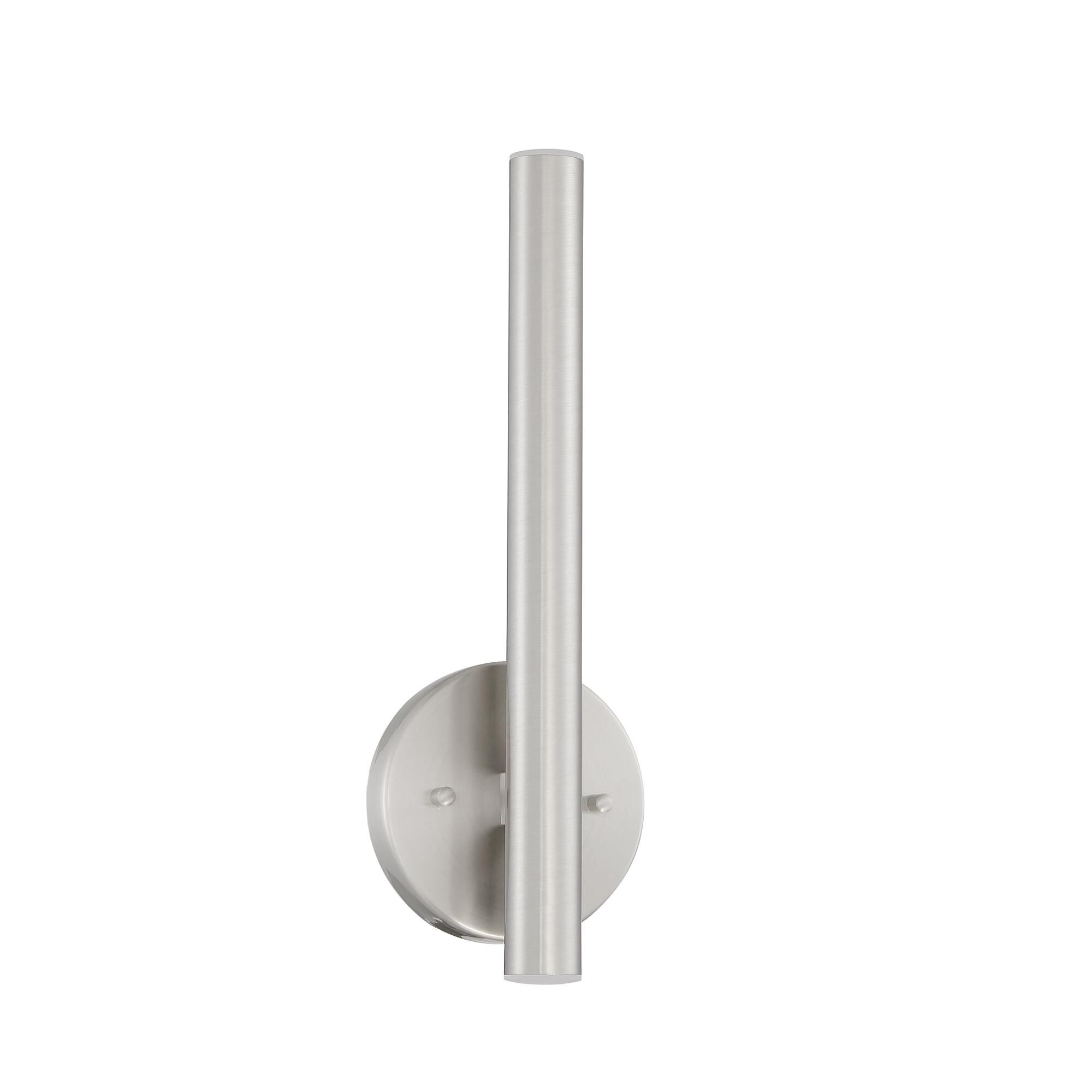 Shown in Brushed Nickel finish and Steel glass and Steel shade