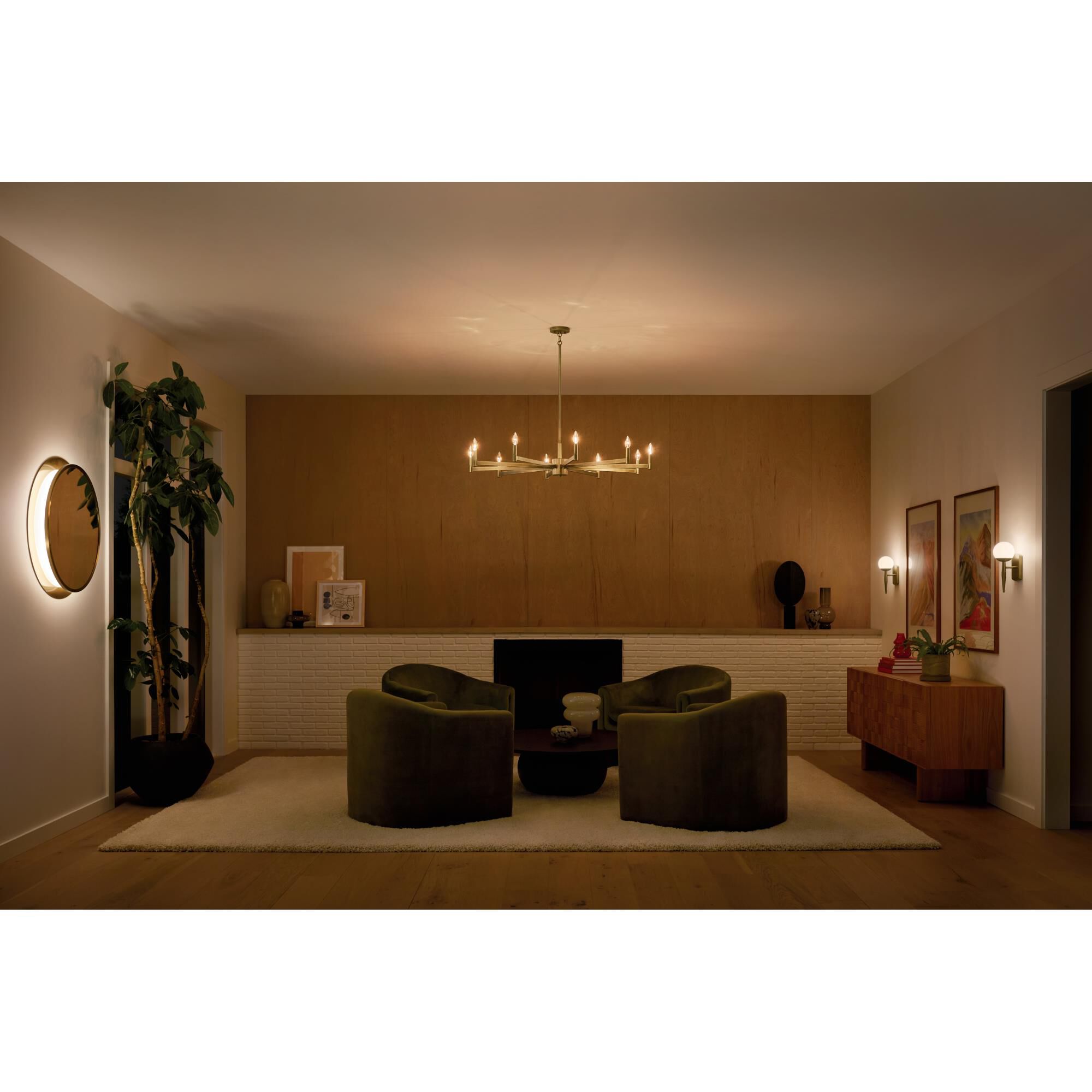 Erzo 10 Light Chandelier by Kichler Lighting