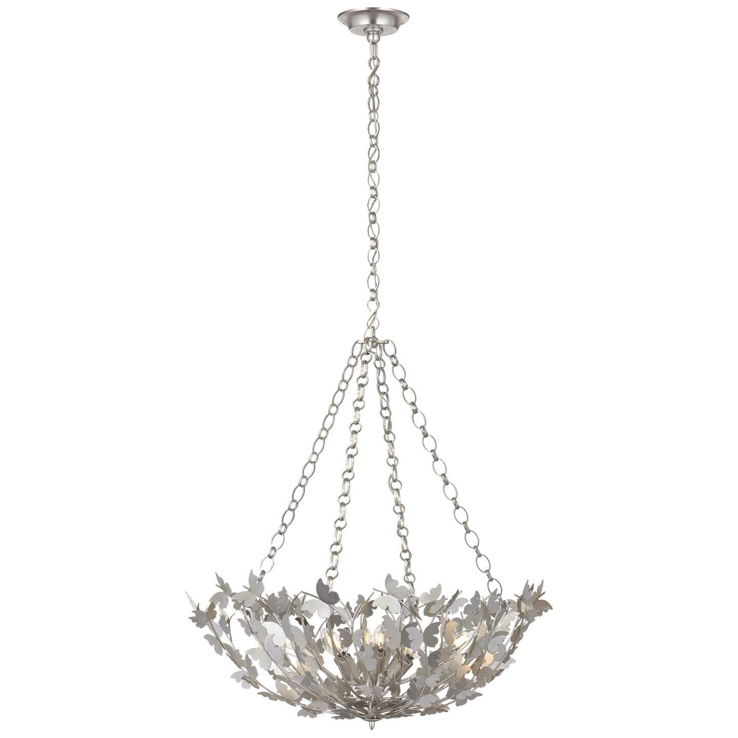 Shown in Burnished Silver Leaf finish