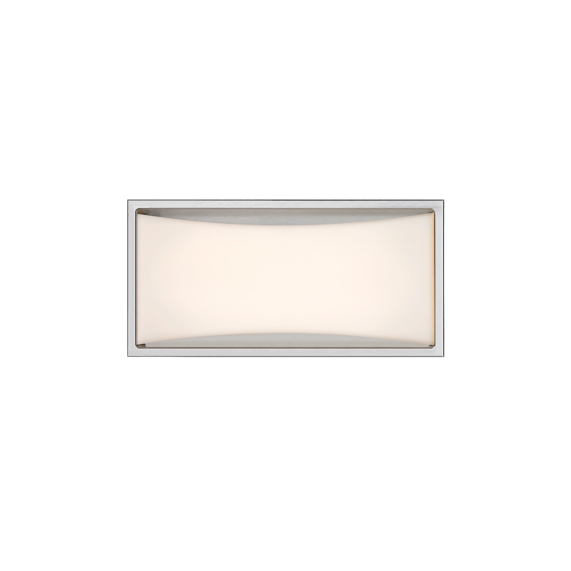 Shown in Brushed Nickel finish and Acrylic glass and Acrylic shade