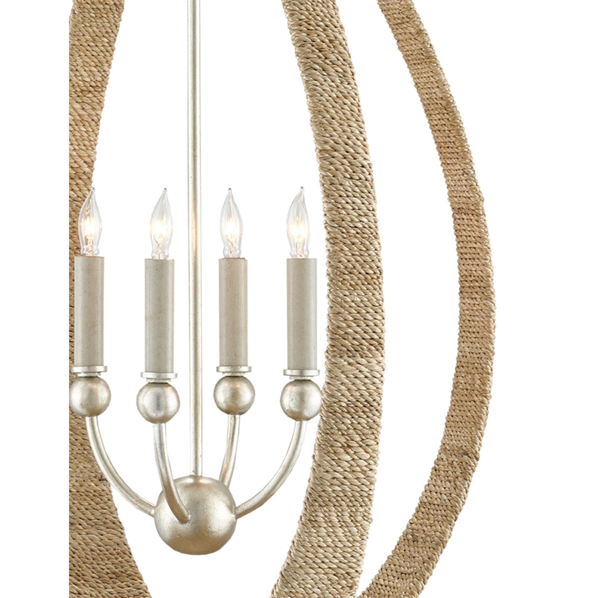 Menorca 4 Light Mini Chandelier by Currey and Company