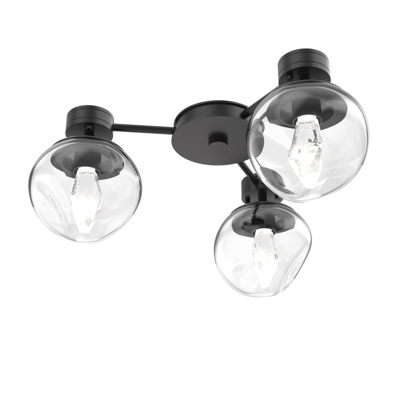 Levi Wilson Luna 23 Inch Semi Flush Mount by Hammerton Studio