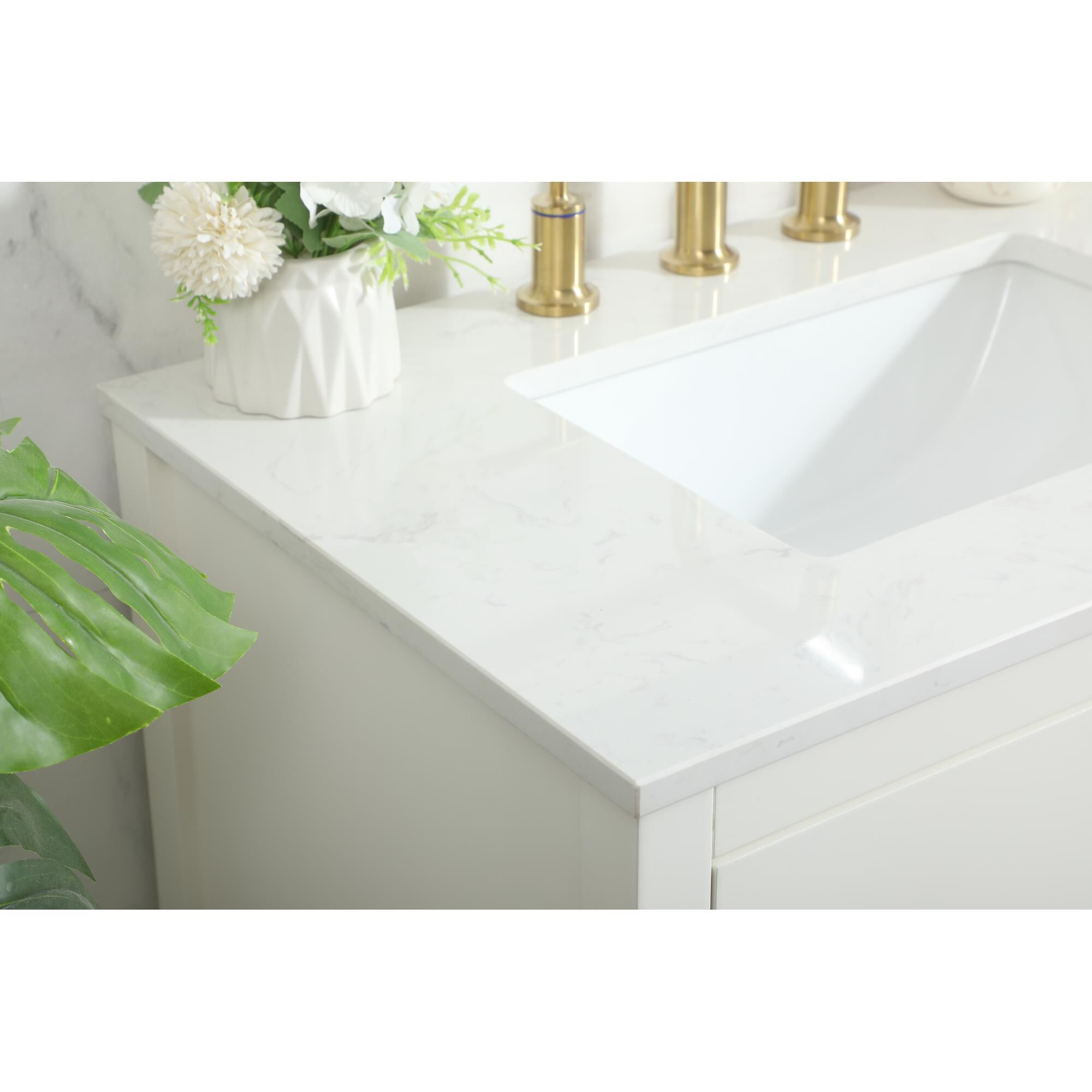 Shown in White finish