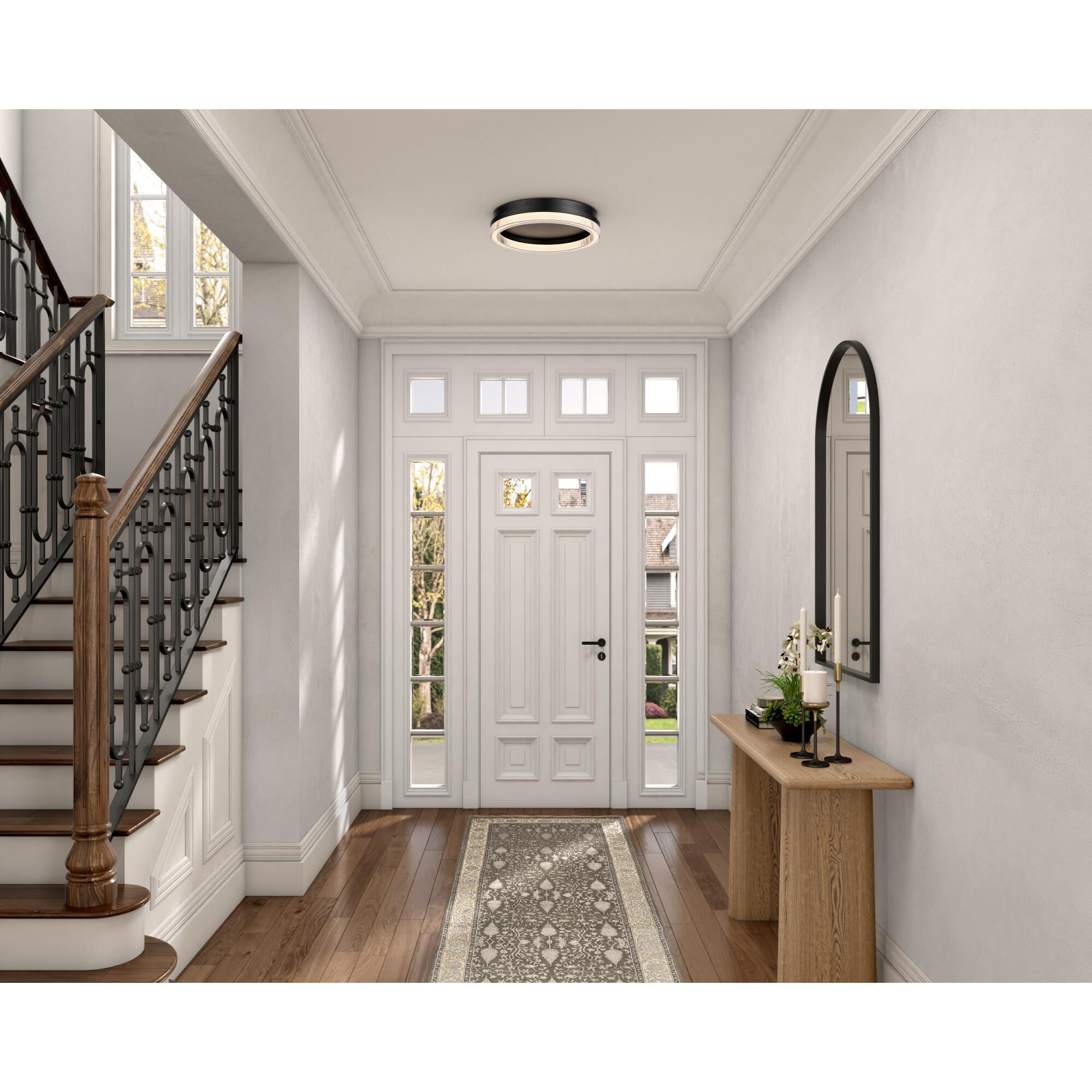 Shown in Black finish