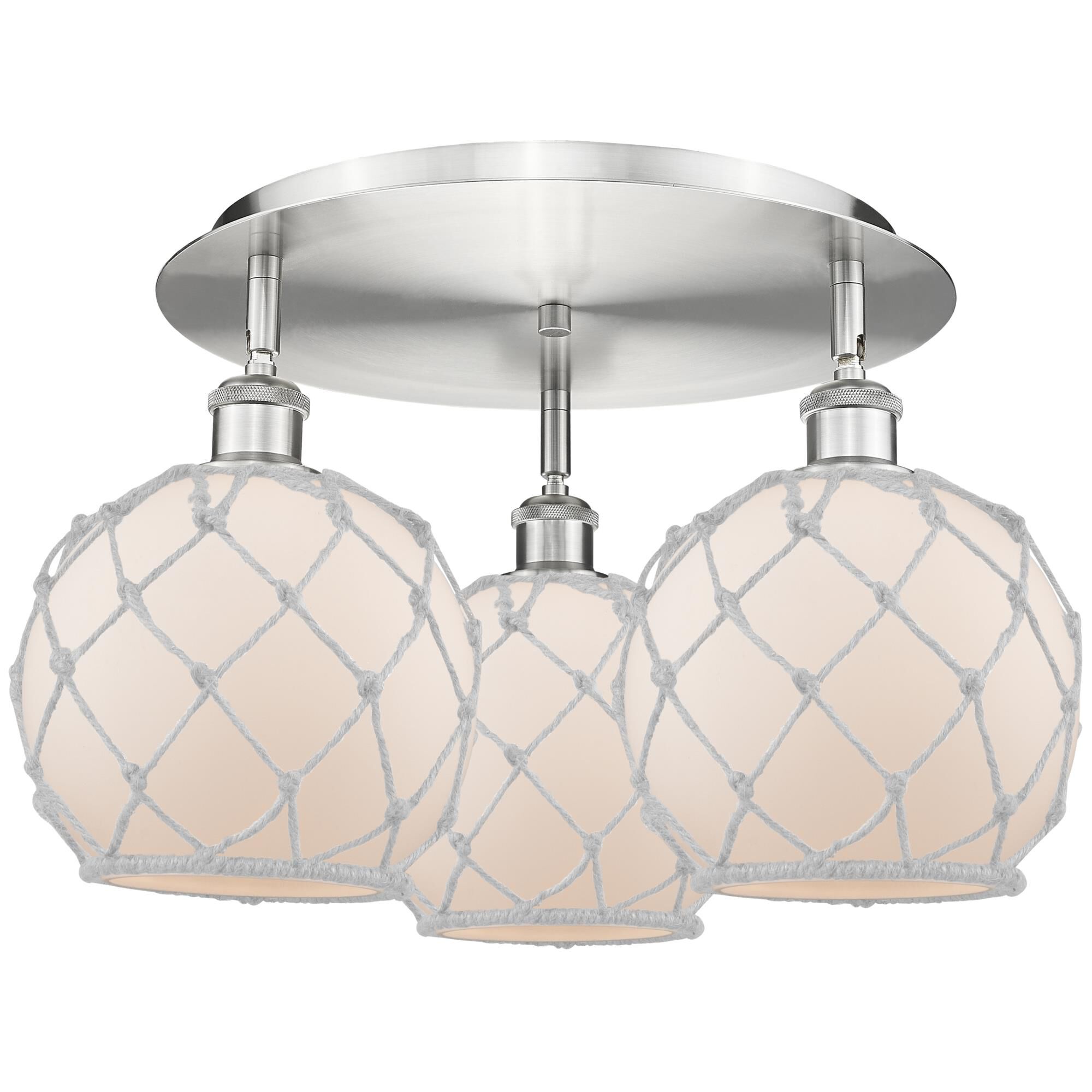 Bruno Marashlian Farmhouse Rope 20 Inch Flush Mount by Innovations Lighting