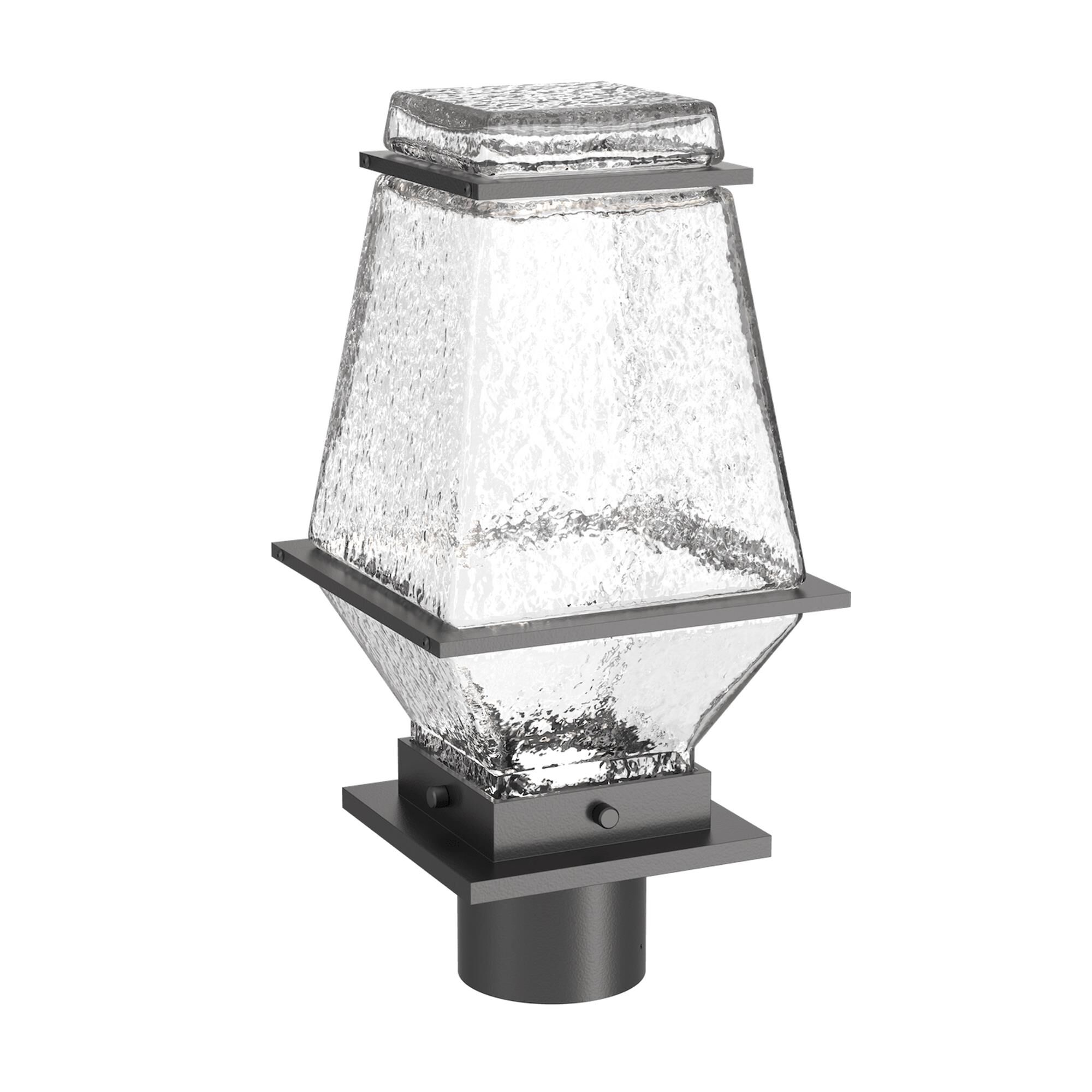 Shown in Argento Grey finish and Clear glass