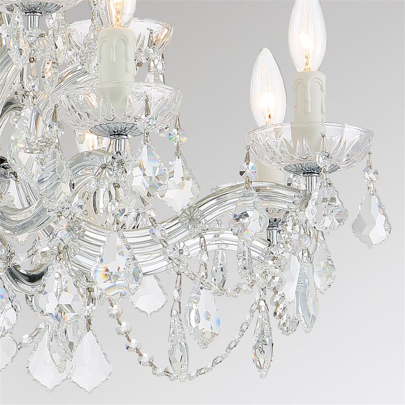 Maria Theresa 29 Inch 12 Light Chandelier by Crystorama