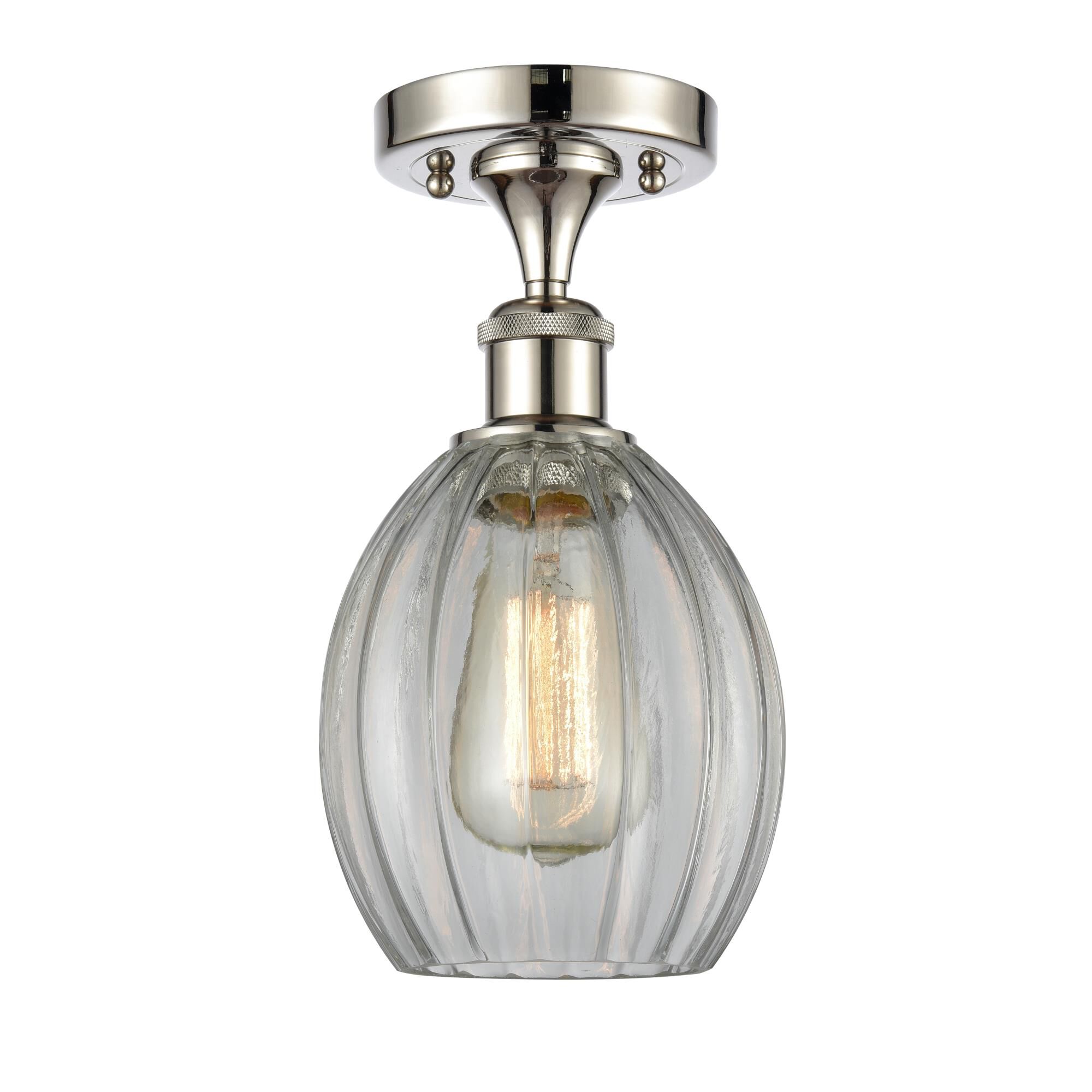 Bruno Marashlian Eaton 6 Inch 1 Light LED Semi Flush Mount by Innovations Lighting