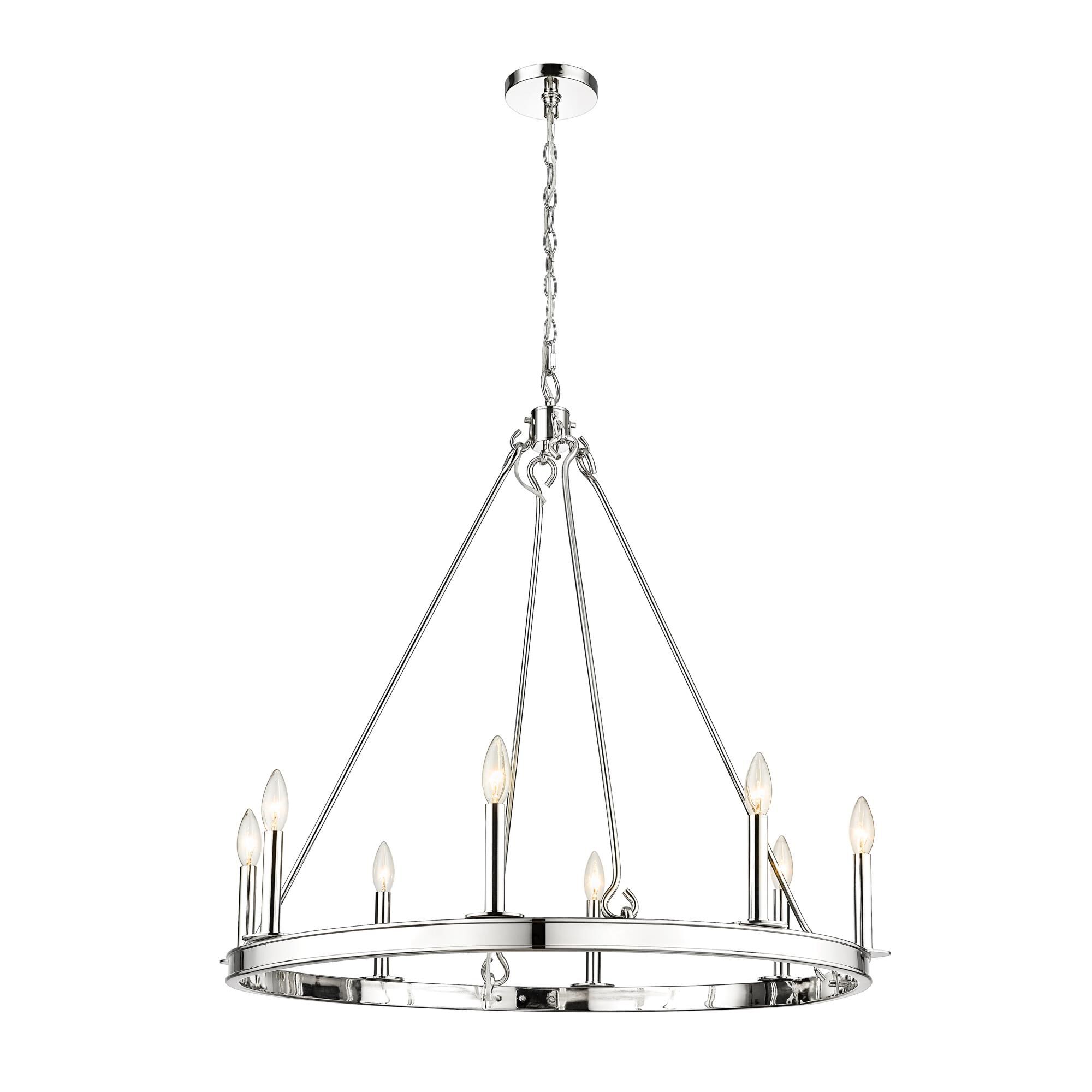 Barclay 33 Inch 8 Light Chandelier by Z-Lite