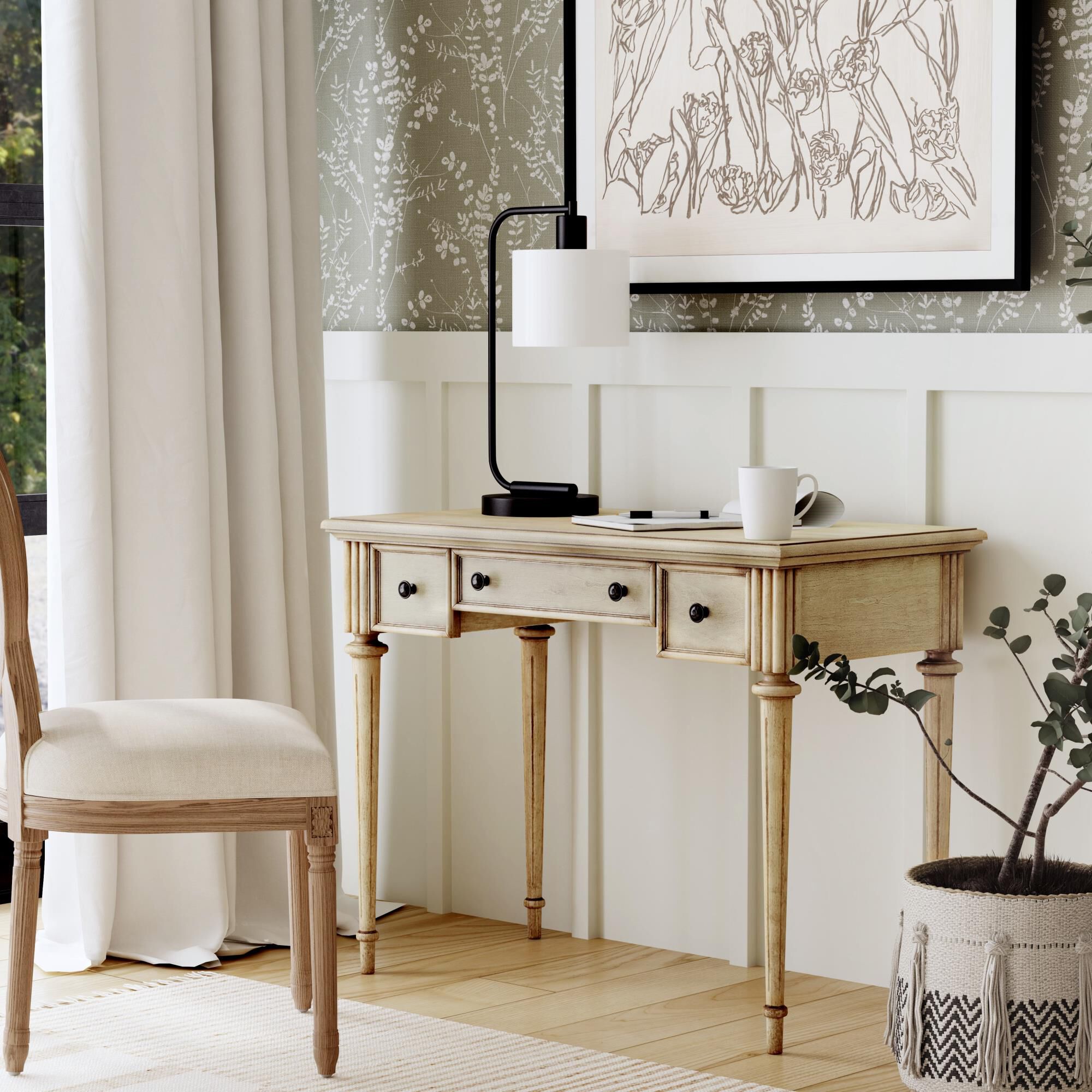 Shown in Antique Beige finish