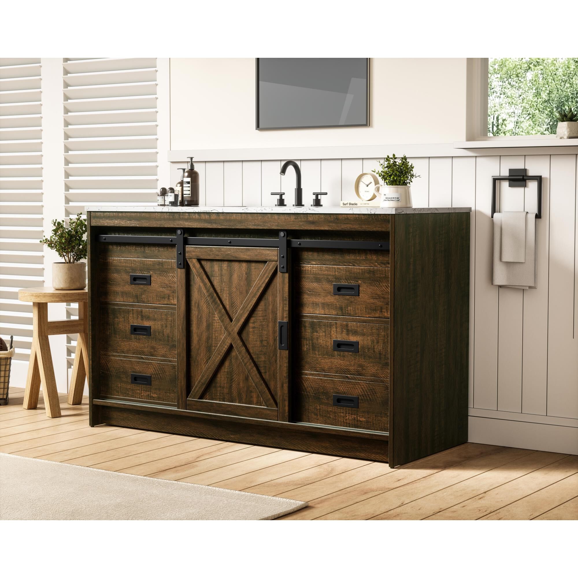 Austin 54 Inch Bath Vanity by Elegant Dcor