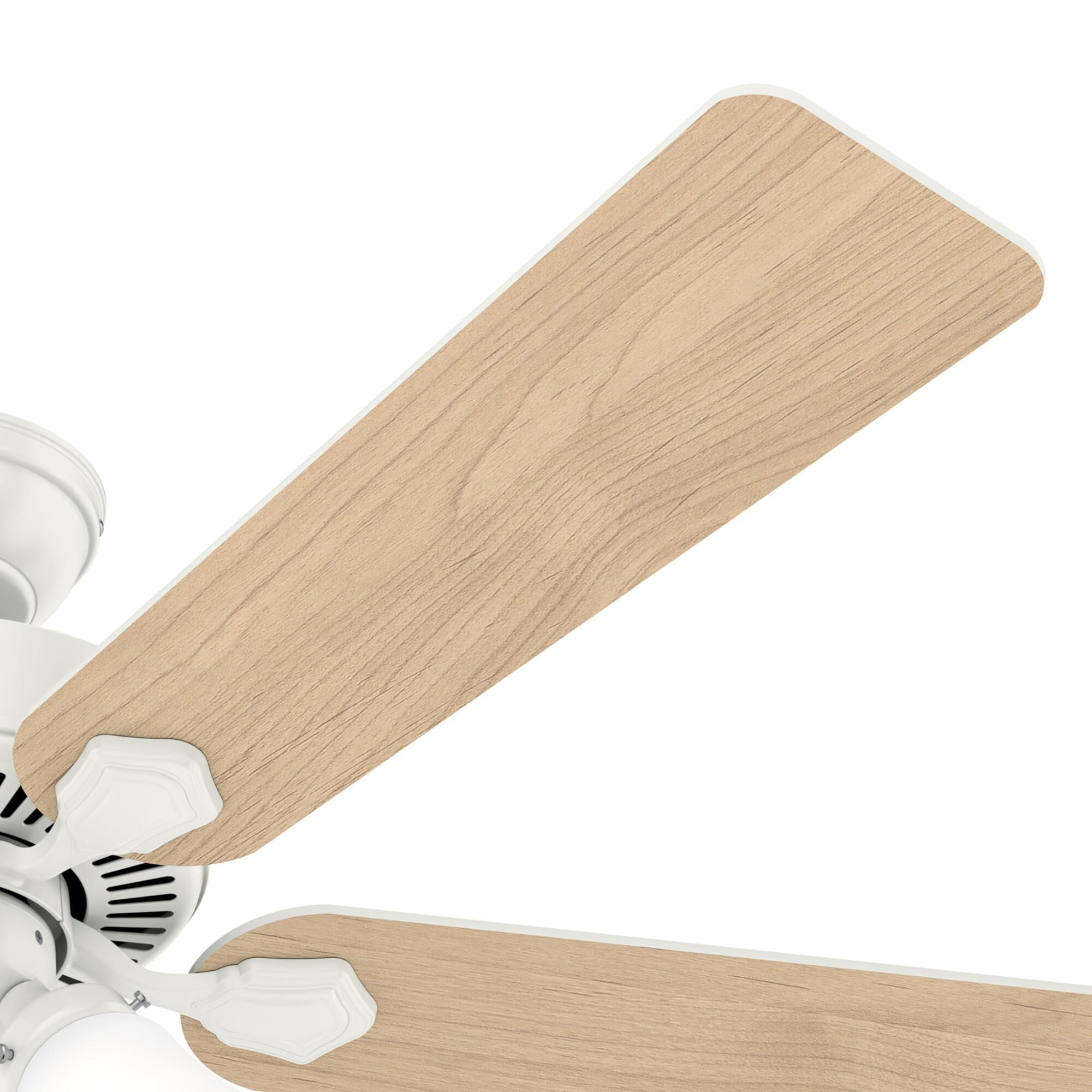 Swanson 52 Inch Ceiling Fan with Light Kit by Hunter Fan