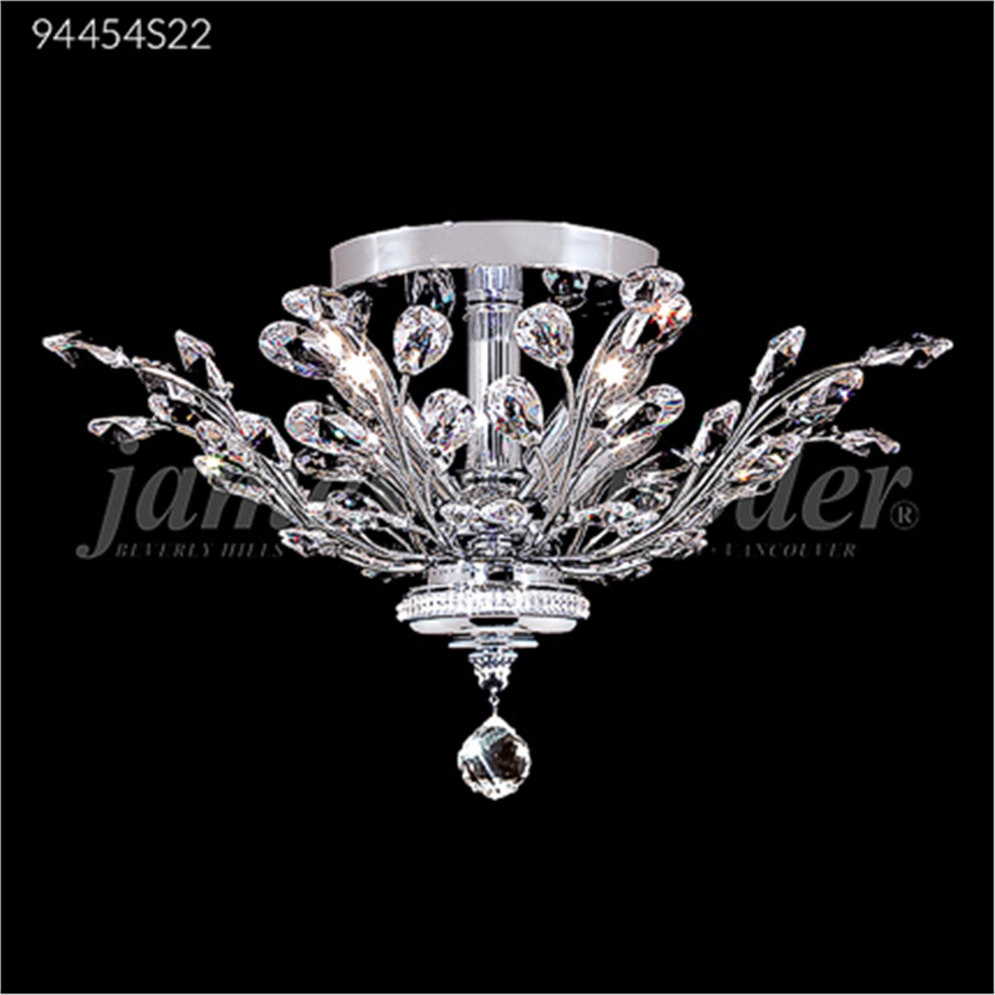 Florale 21 Inch Semi Flush Mount,