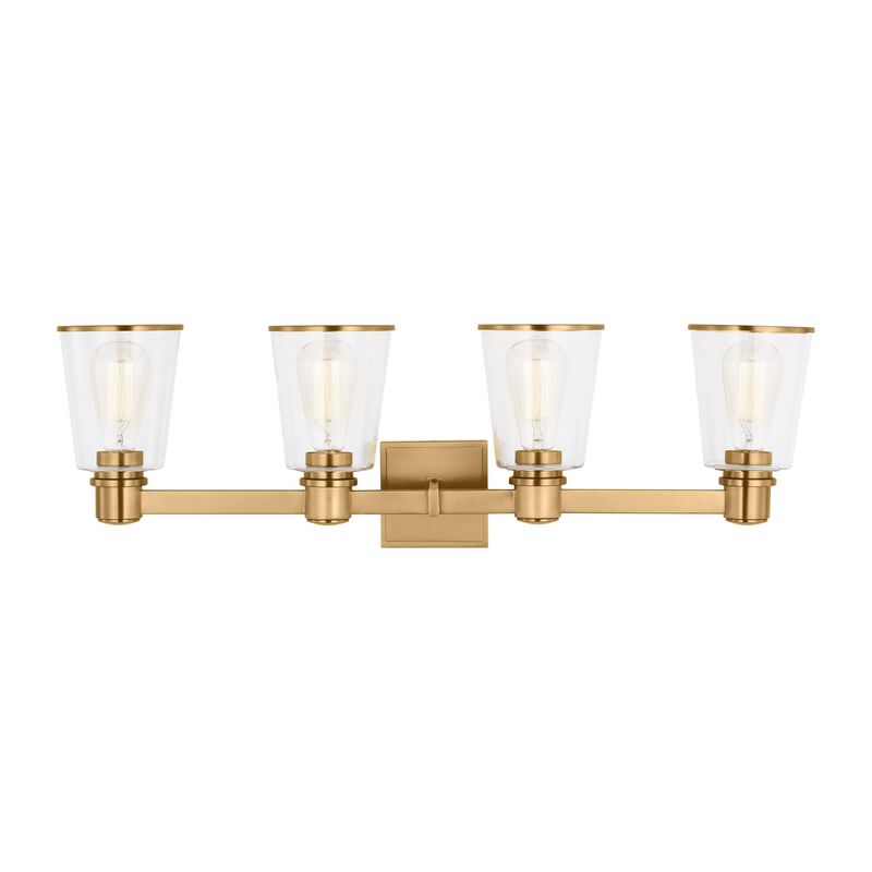 Chapman & Myers Alessa 31 Inch 4 Light Bath Vanity Light by Visual Comfort Studio