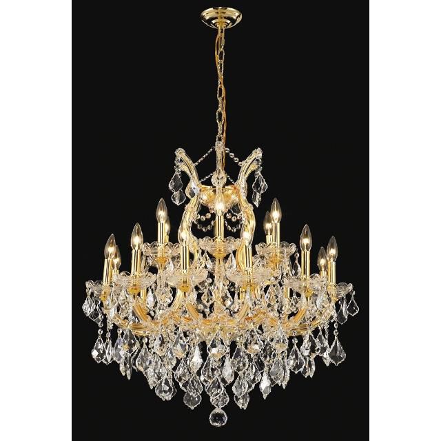 Maria Theresa 30 Inch 19 Light Chandelier by Elegant Lighting