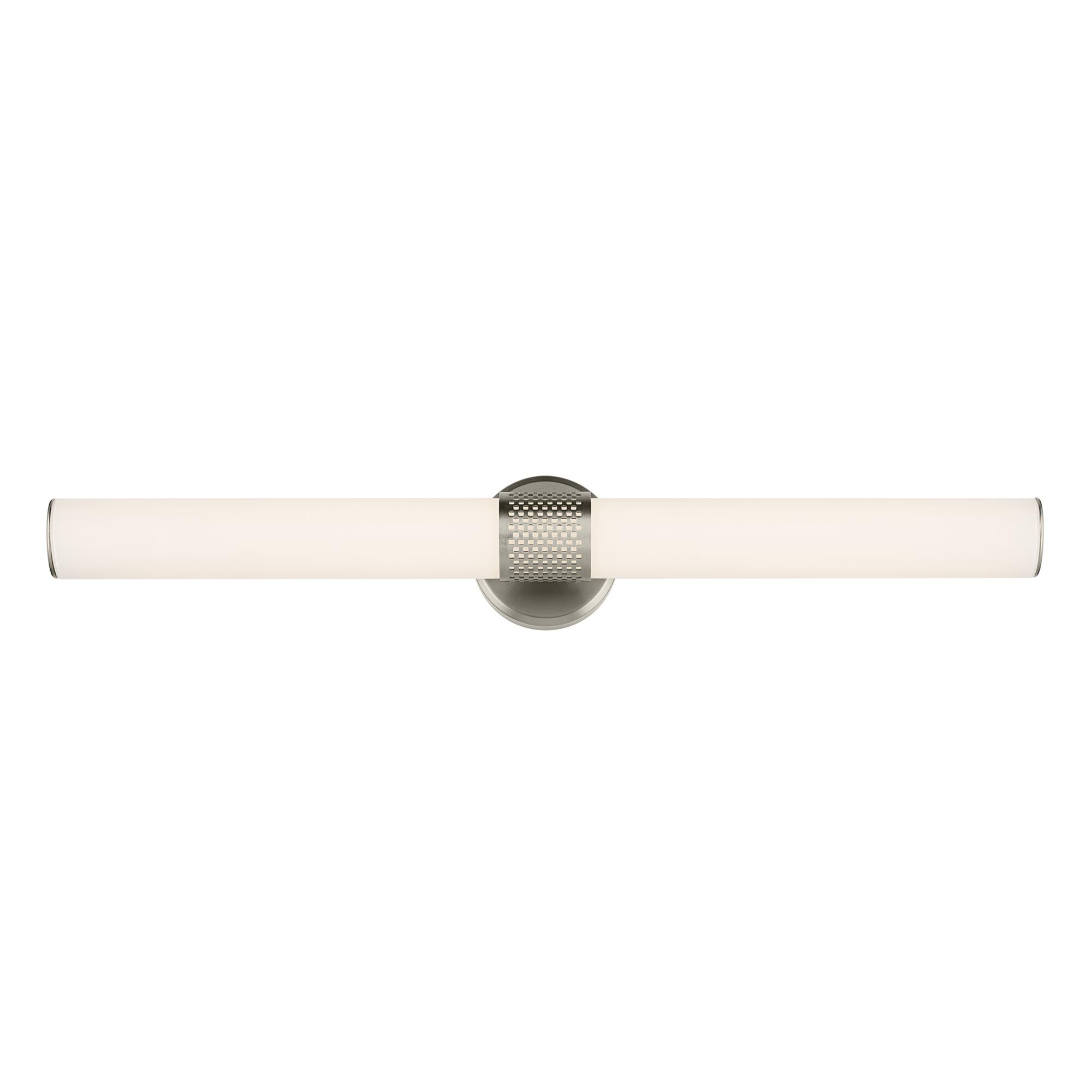 Shown in Brushed Nickel finish and Clear with Painted White Inside glass
