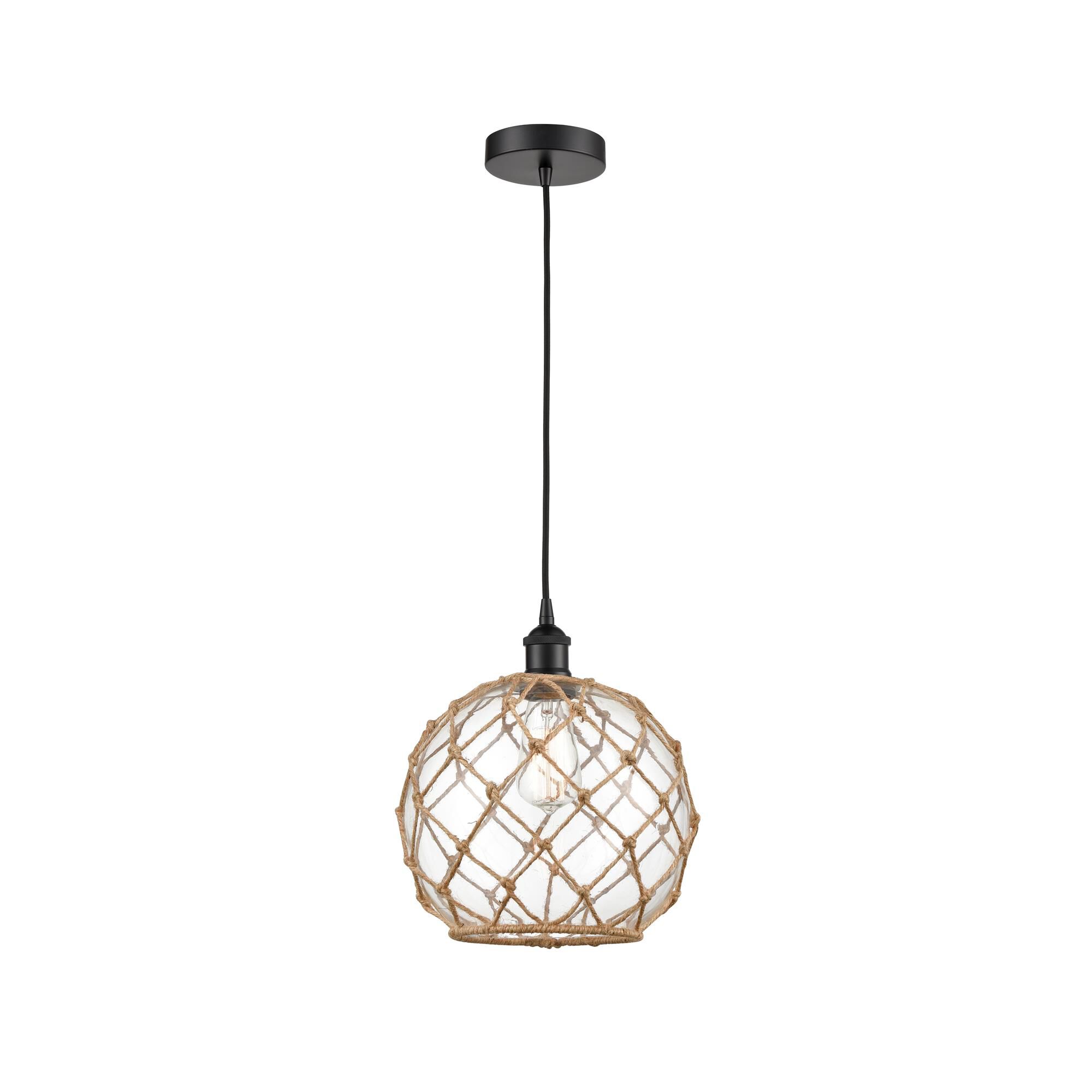 Innovations Lighting Bruno Marashlian Farmhouse Rope 10 Inch Mini Pendant