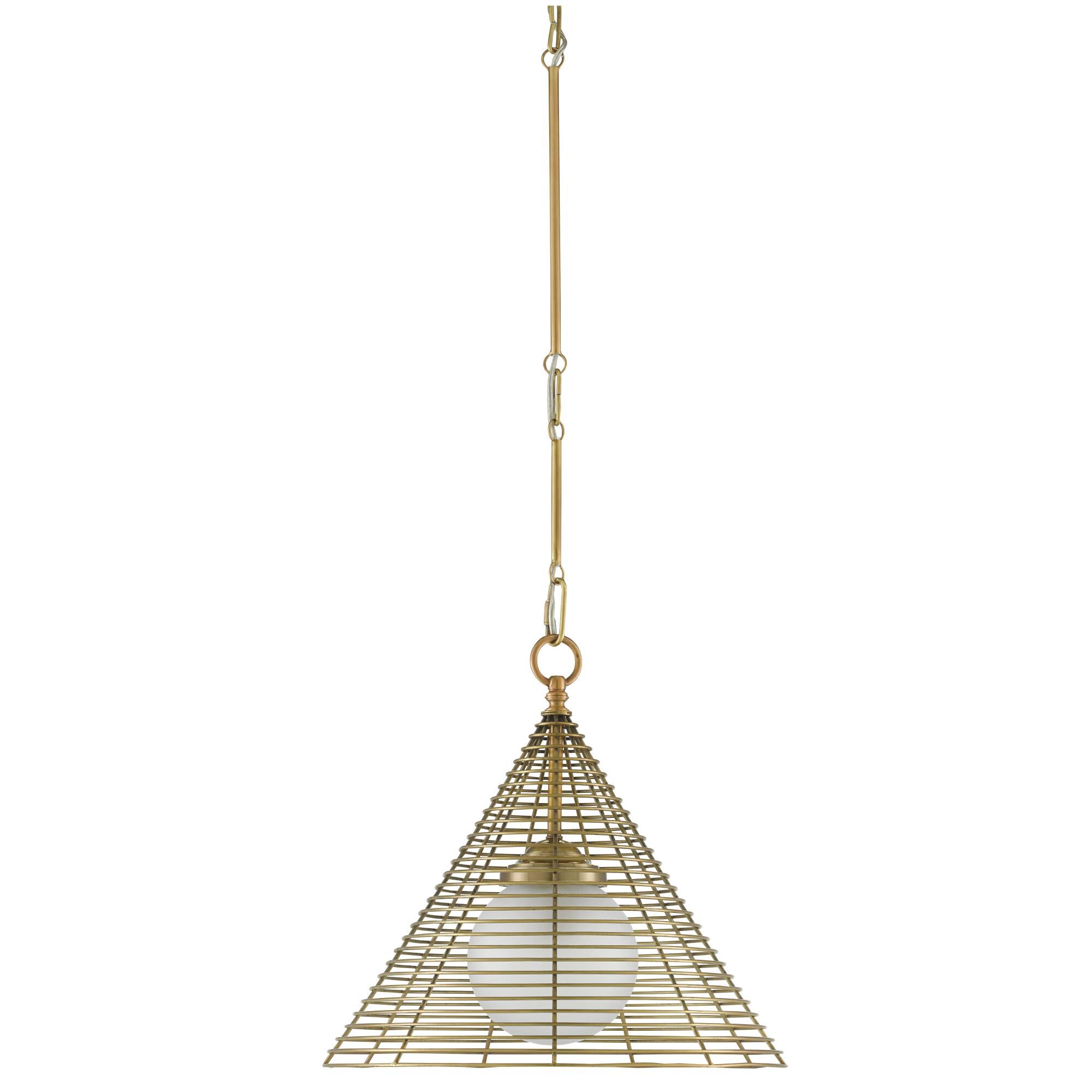 Nadir 16 Inch Large Pendant by Currey and Company - Clearance