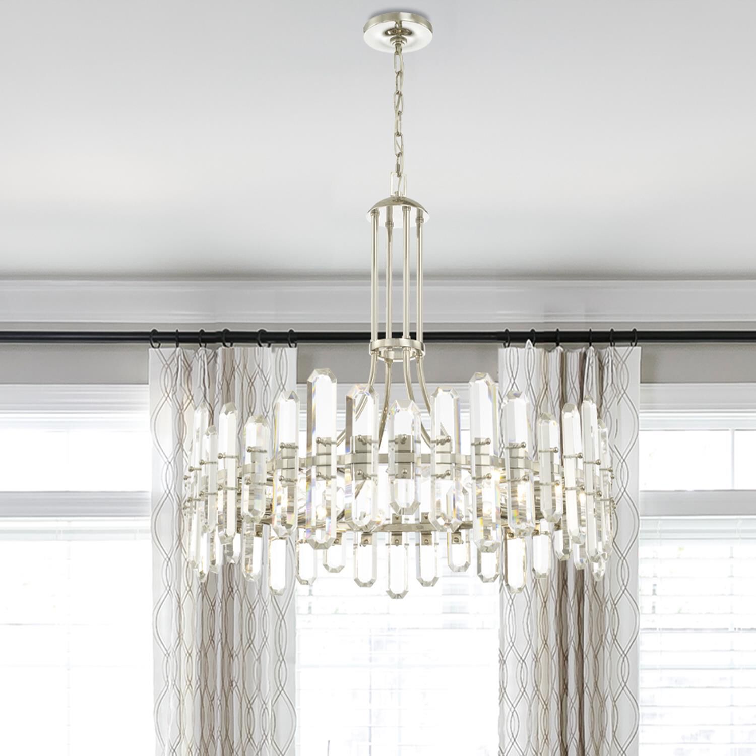 Bolton 31 Inch 12 Light Chandelier by Crystorama