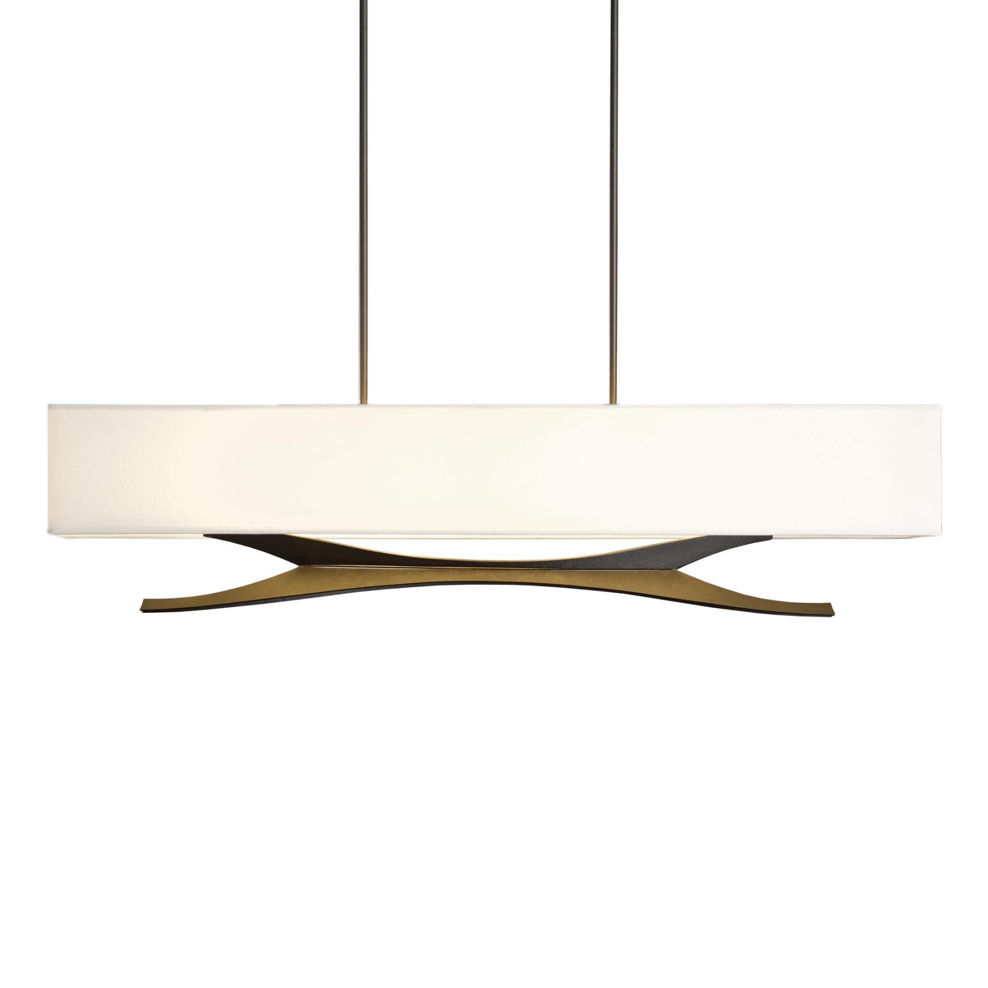 Shown in Dark Smoke finish and White shade