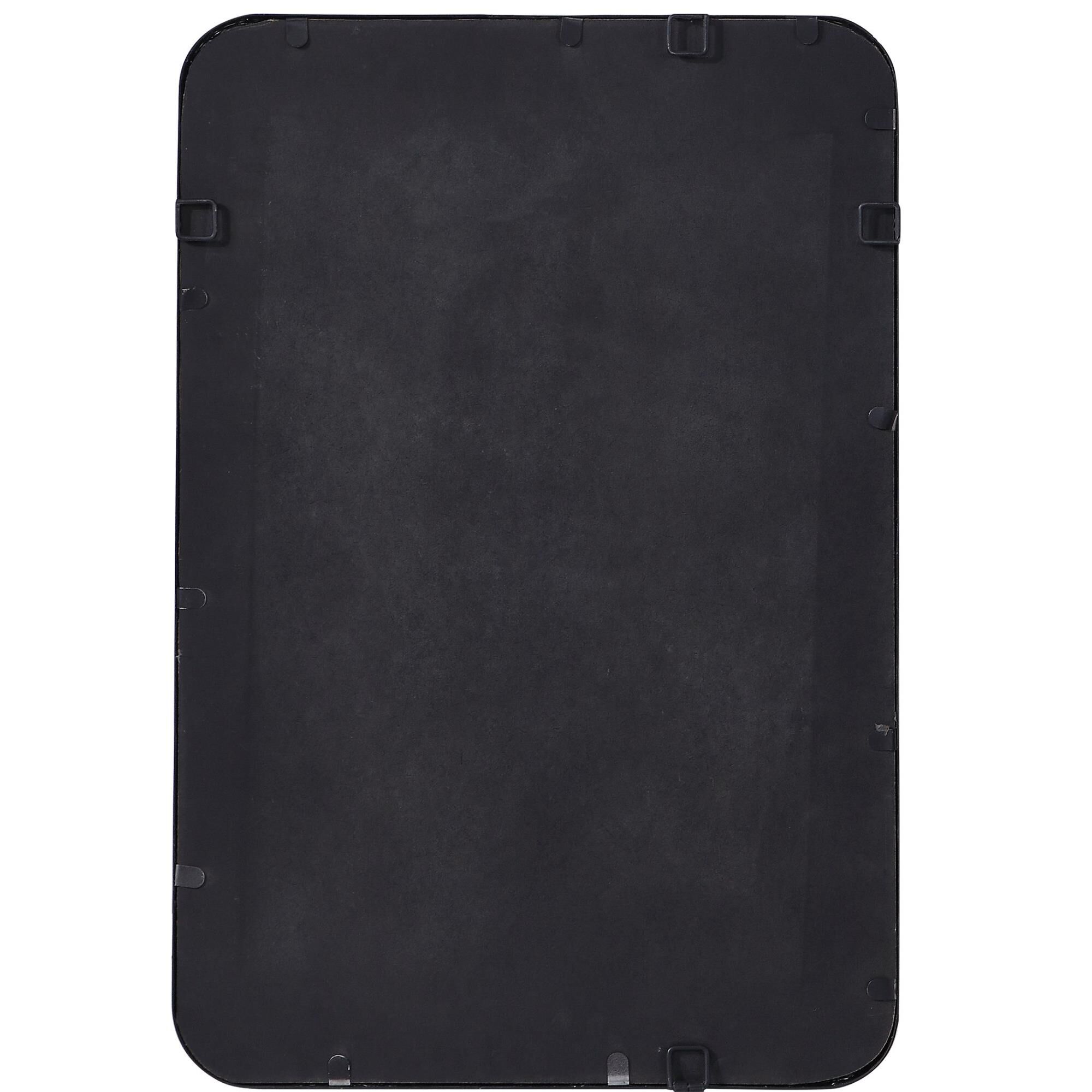 Shown in Versatile In Design, This Vanity Mirror Is Constructed From A Forged Metal Strap Finished In Matte B finish