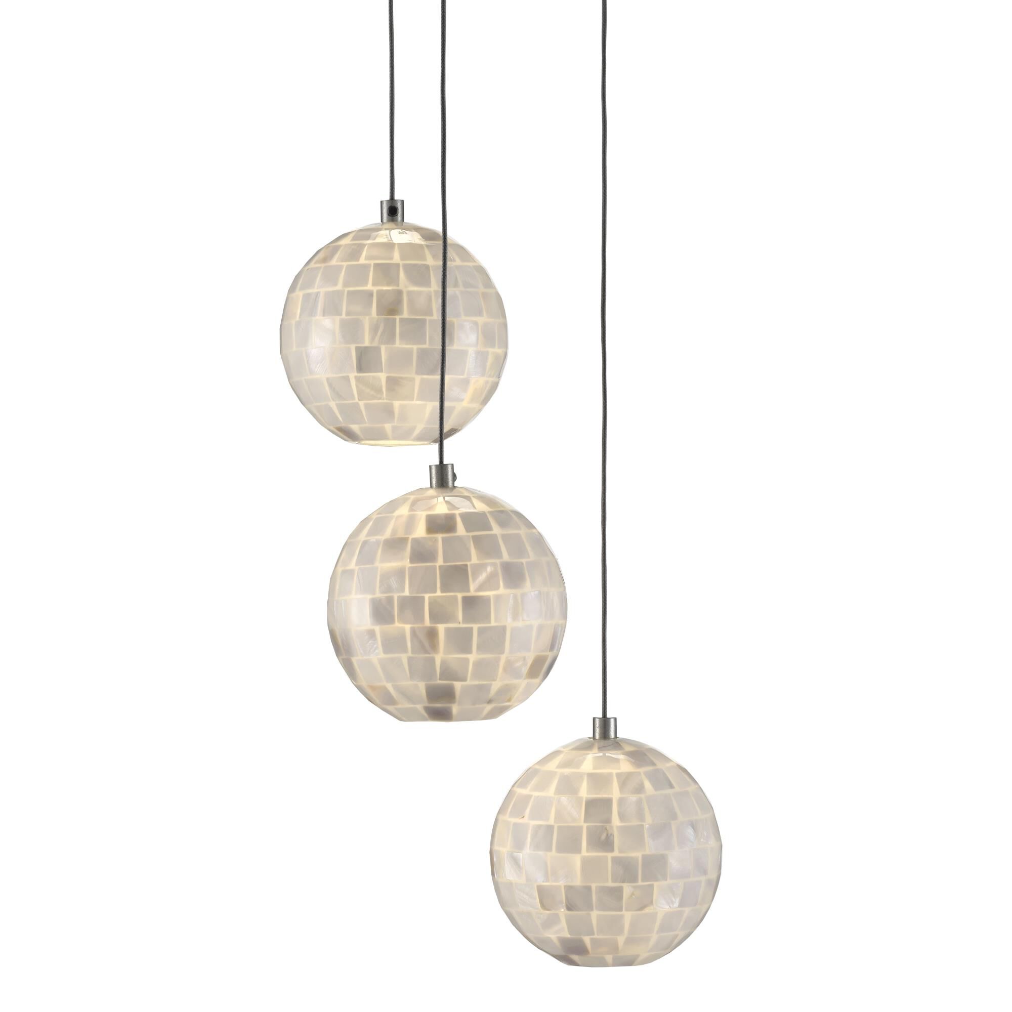 Finhorn 3 Light LED Multi Light Pendant by Currey and Company