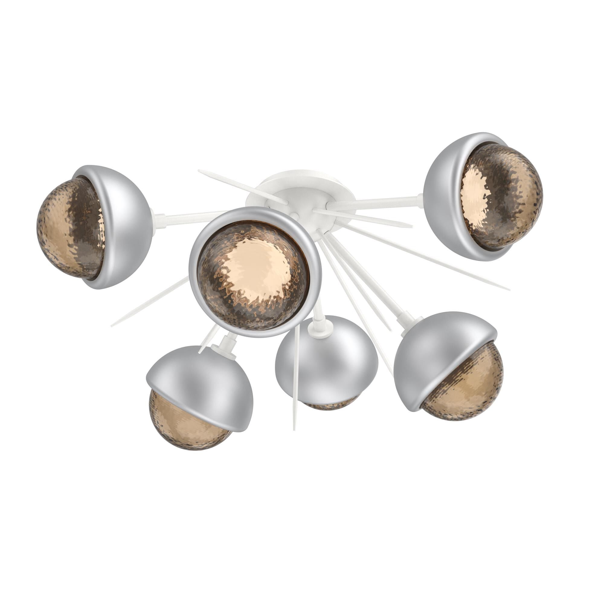 Levi Wilson Cabochon 28 Inch Semi Flush Mount by Hammerton Studio