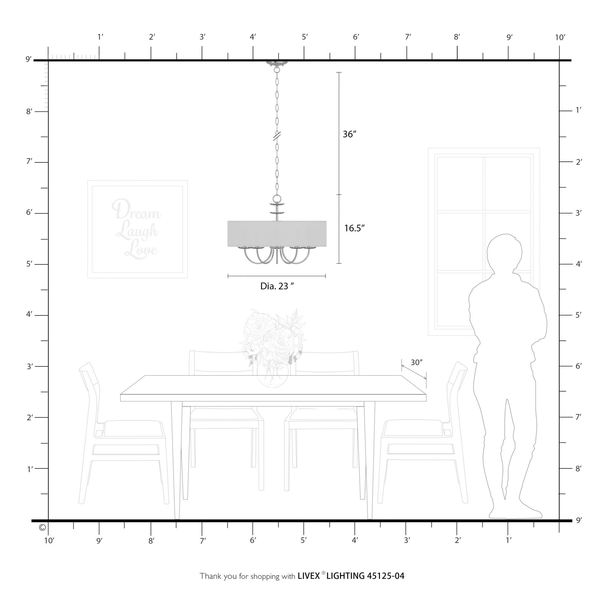 Winchester 5 Light Chandelier by Livex Lighting