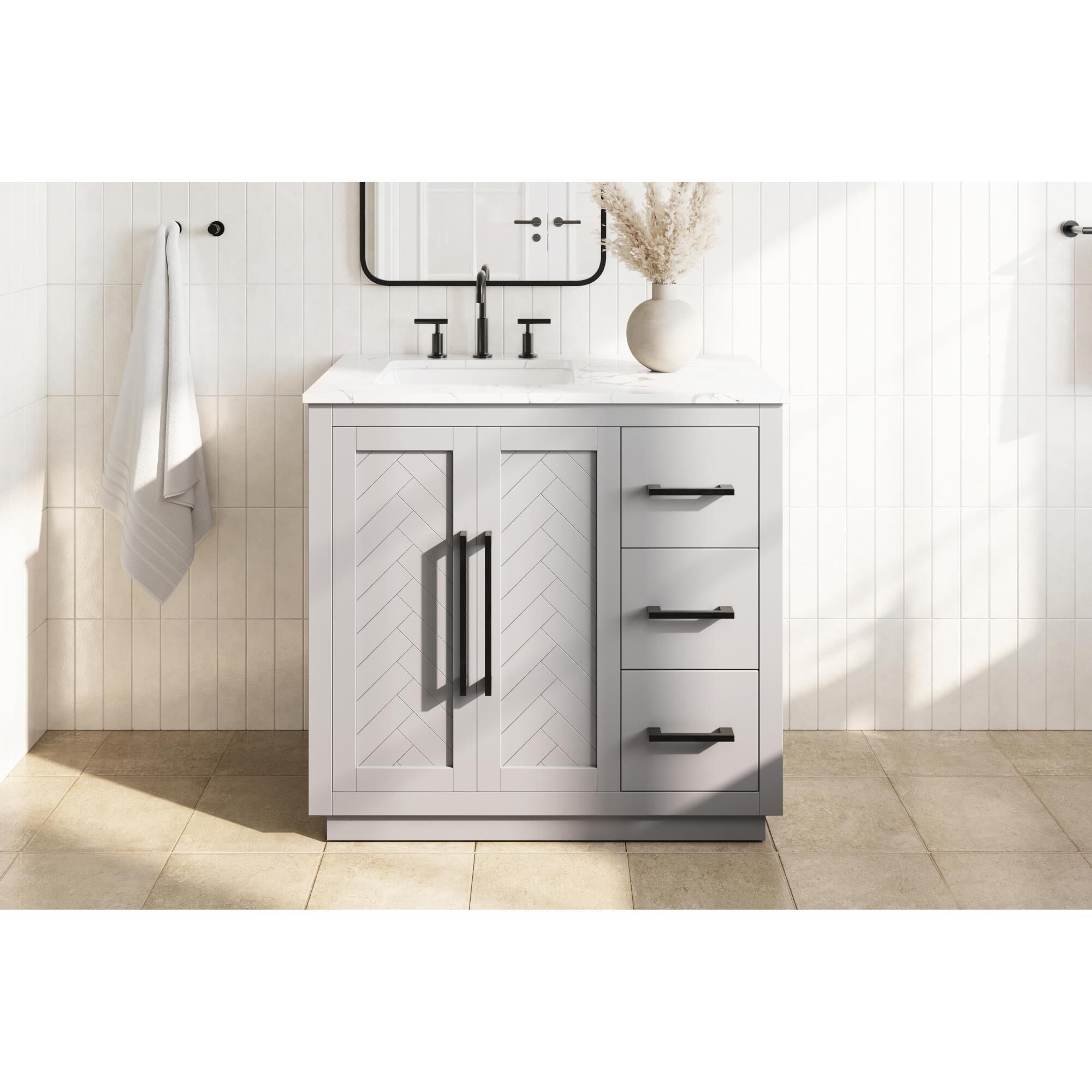 Chase 36 Inch Bath Vanity by Elegant Dcor