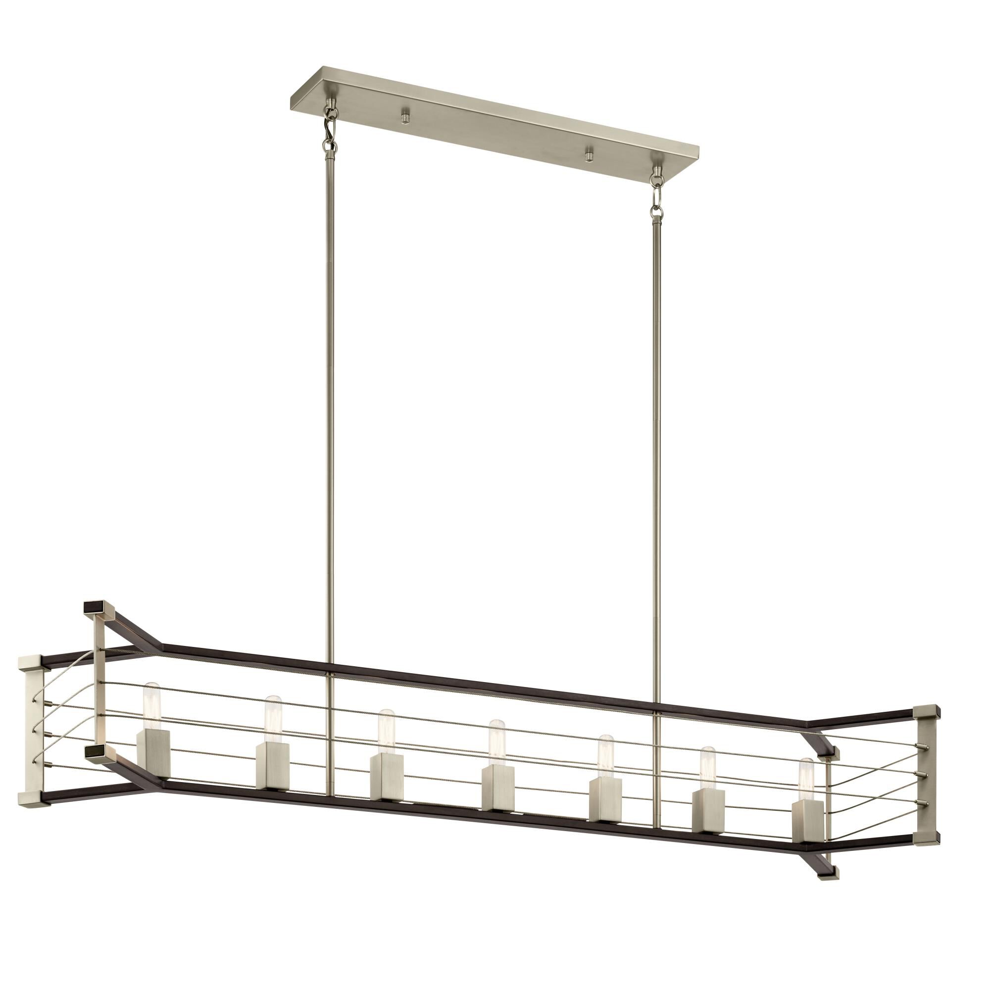 Lente 54 Inch 7 Light Linear Suspension Light by Kichler Lighting