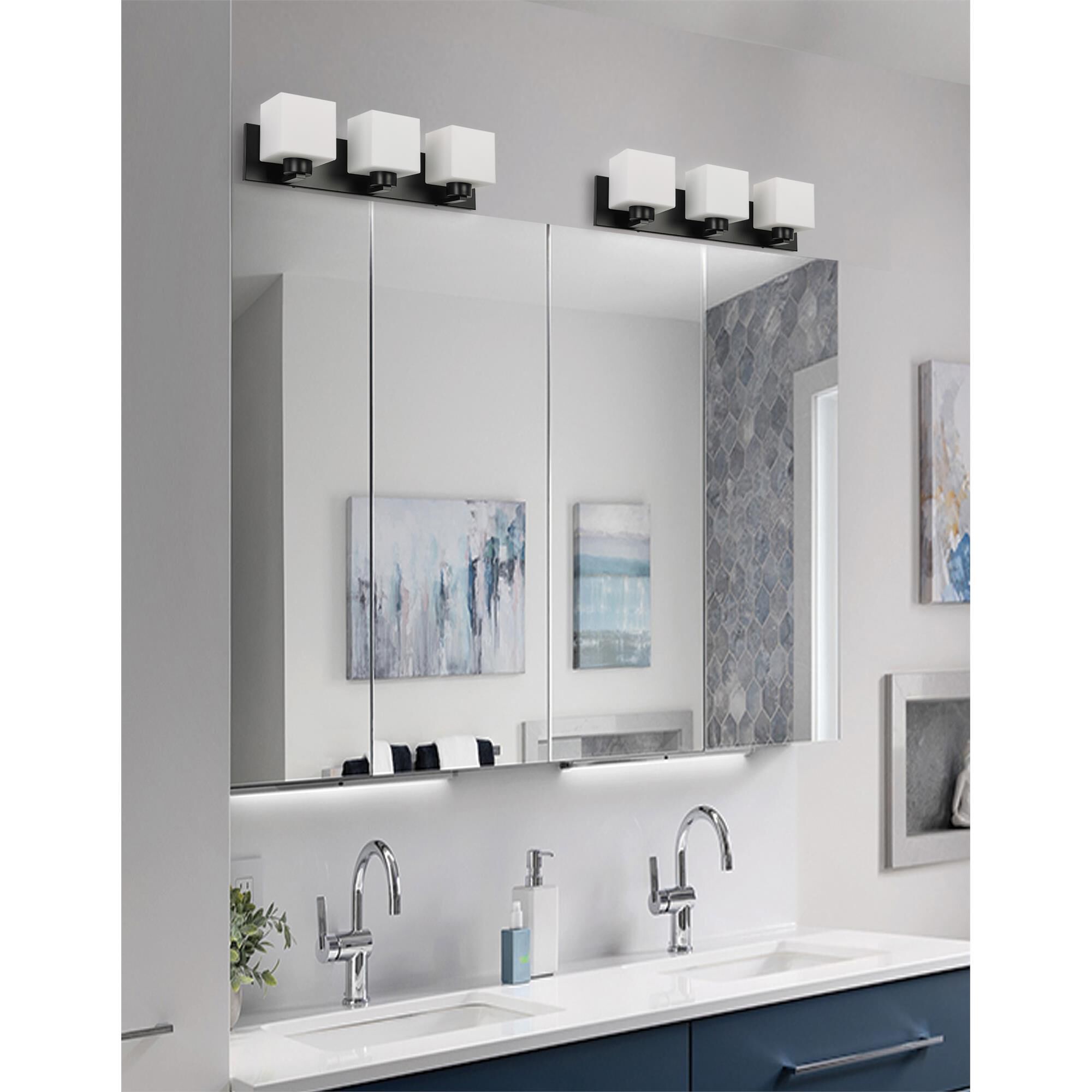 Veda 22 Inch 3 Light Bath Vanity Light by Dainolite