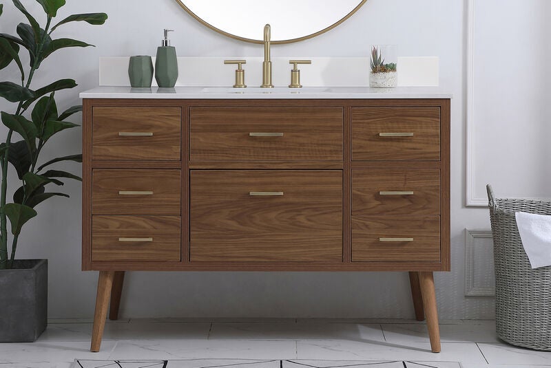 Boise 48 Inch Bath Vanity Cabinet by Elegant Decor