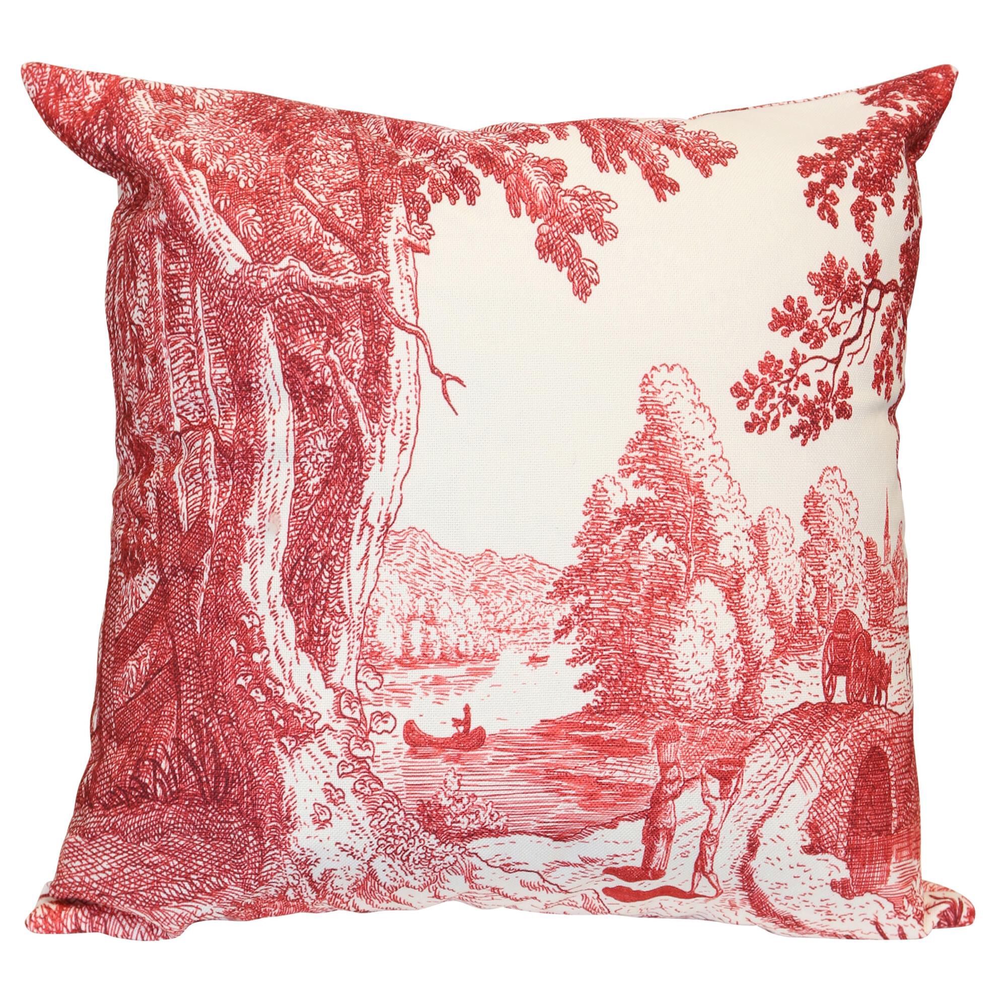 Dann Foley Reverie Toile 24 Inch Decorative Pillow by Stylecraft