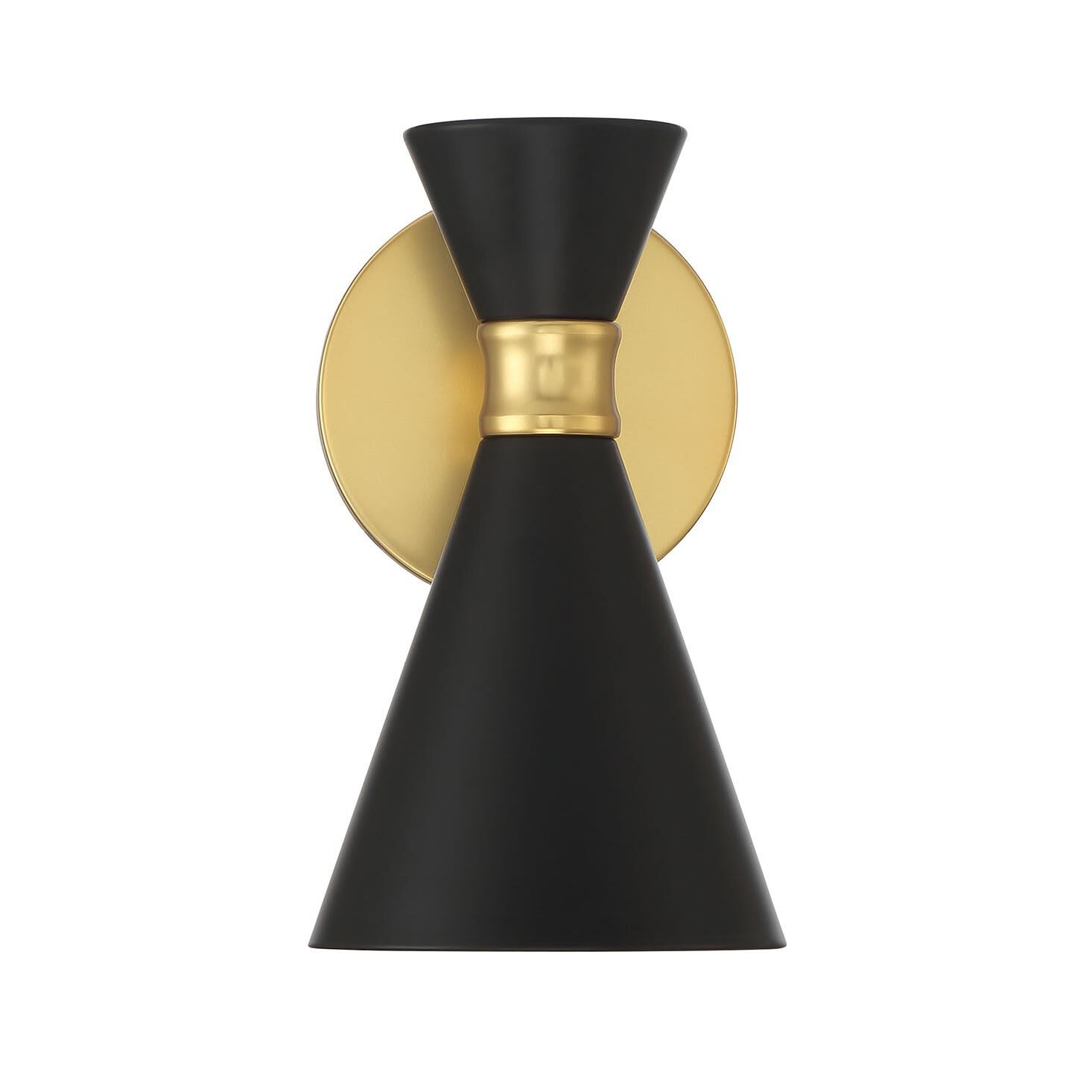 Shown in Matte Black and Honey Gold finish