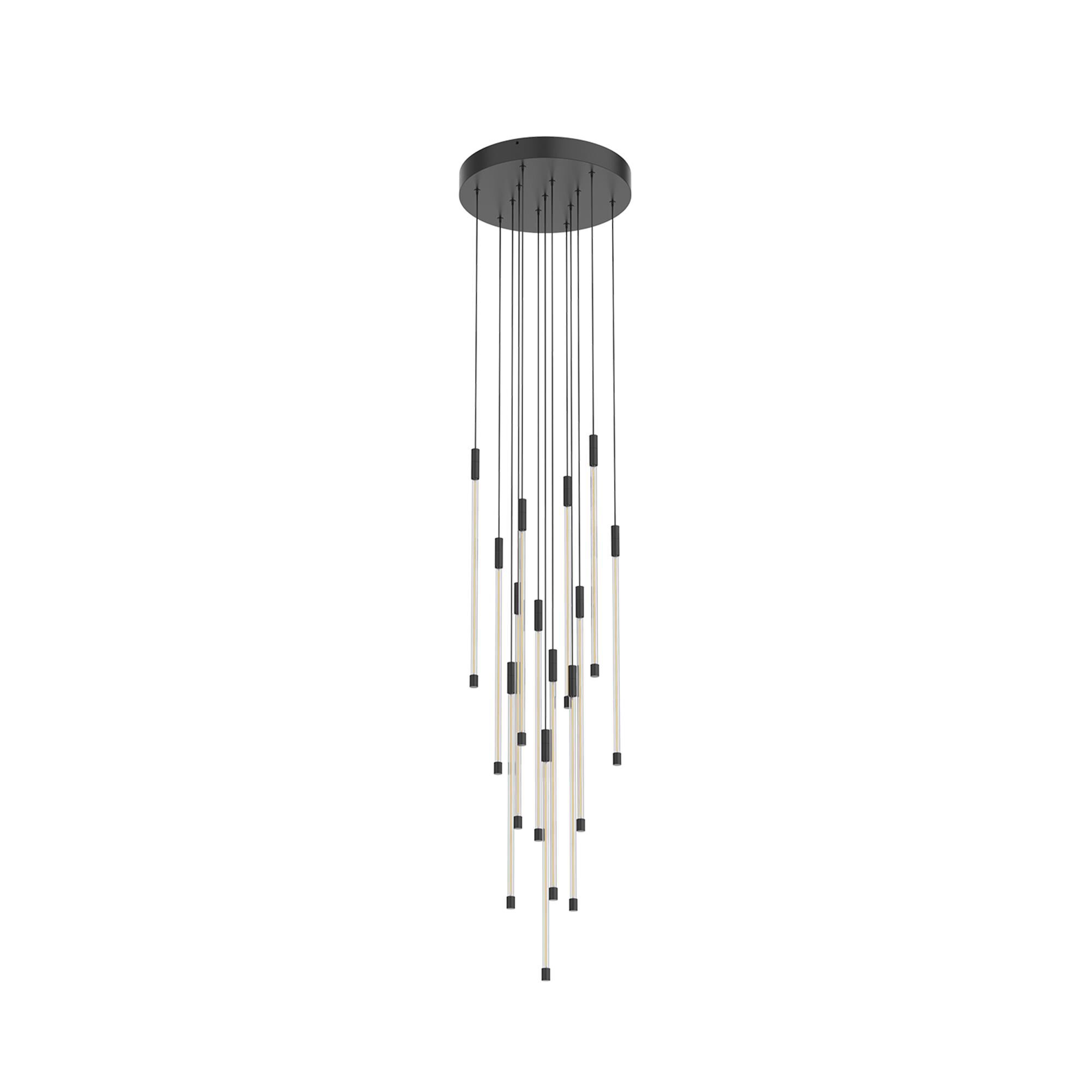 Shown in Black finish and Clear glass