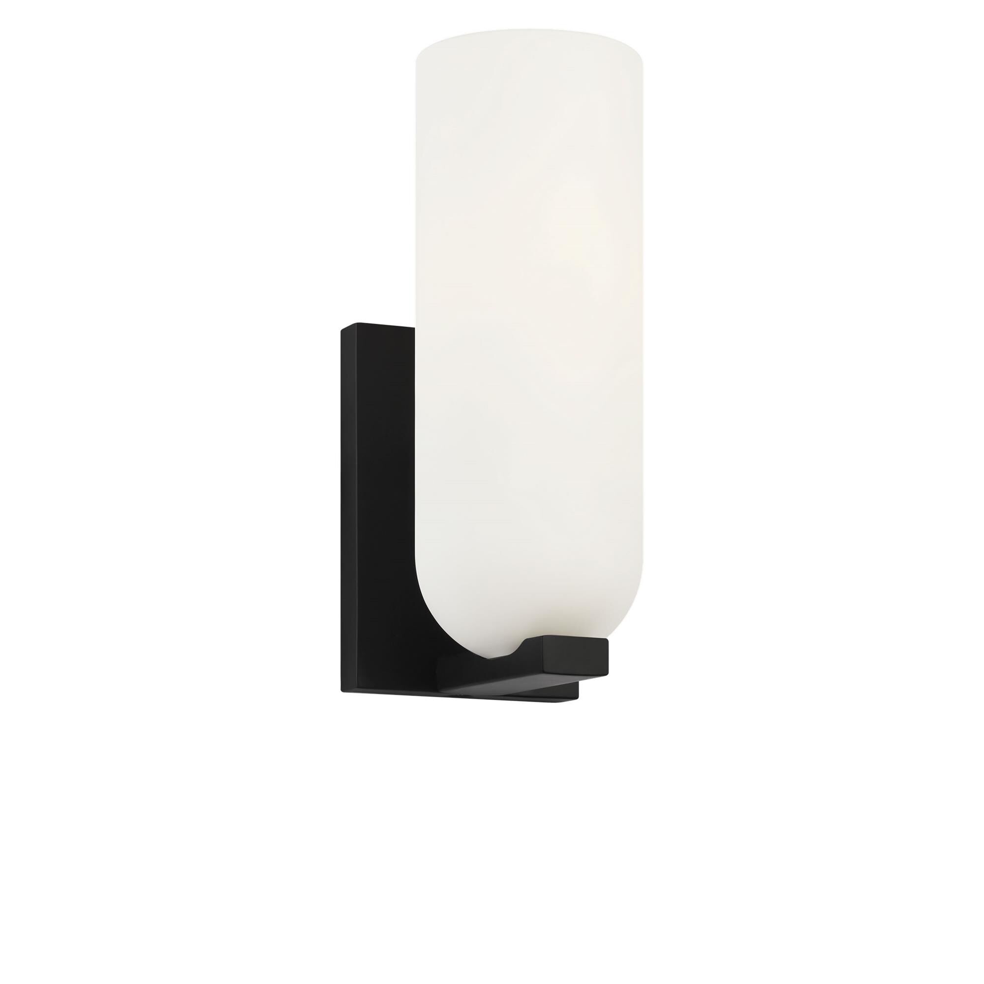 Shown in Midnight Black finish and Etched White glass