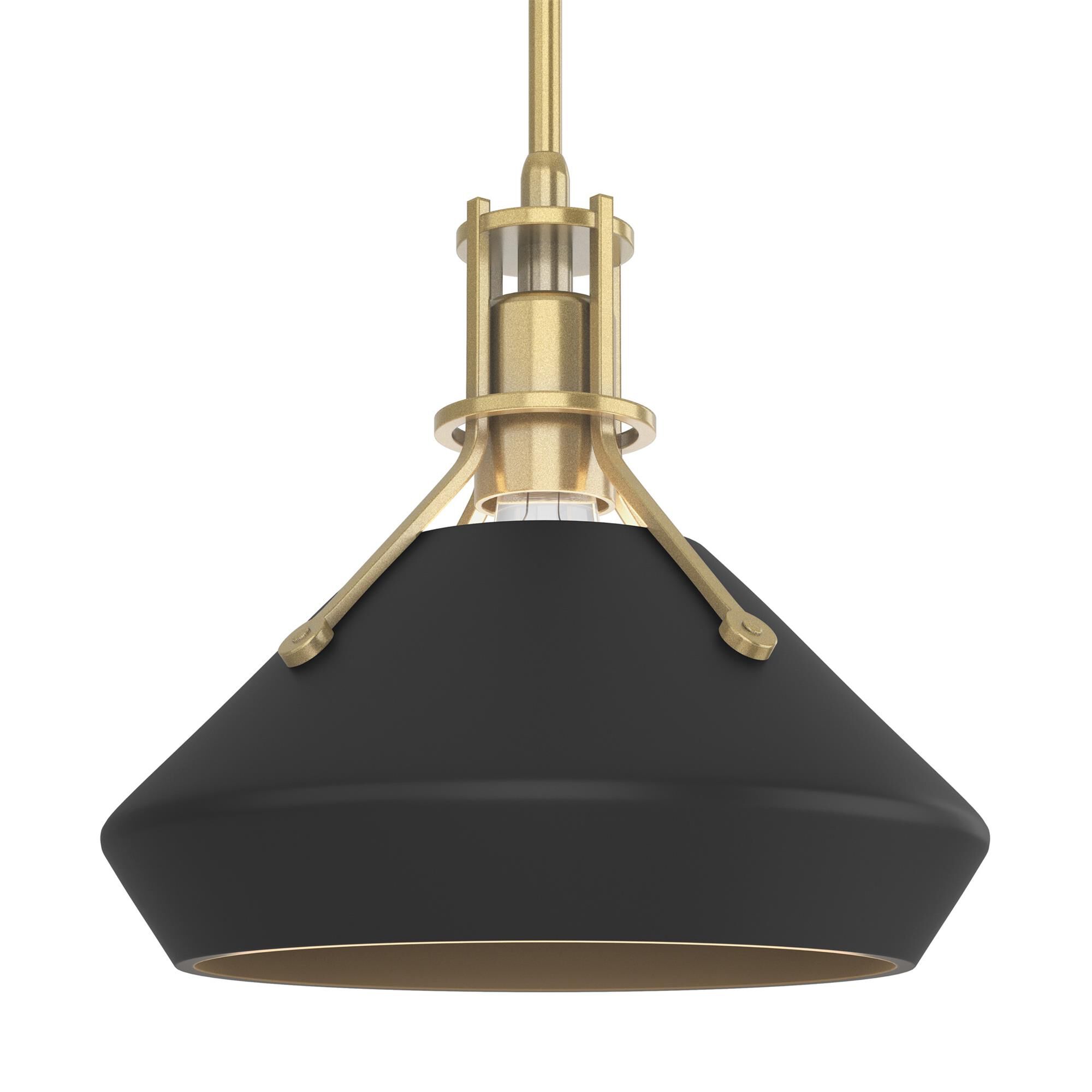 Shown in Modern Brass finish and Black  accent