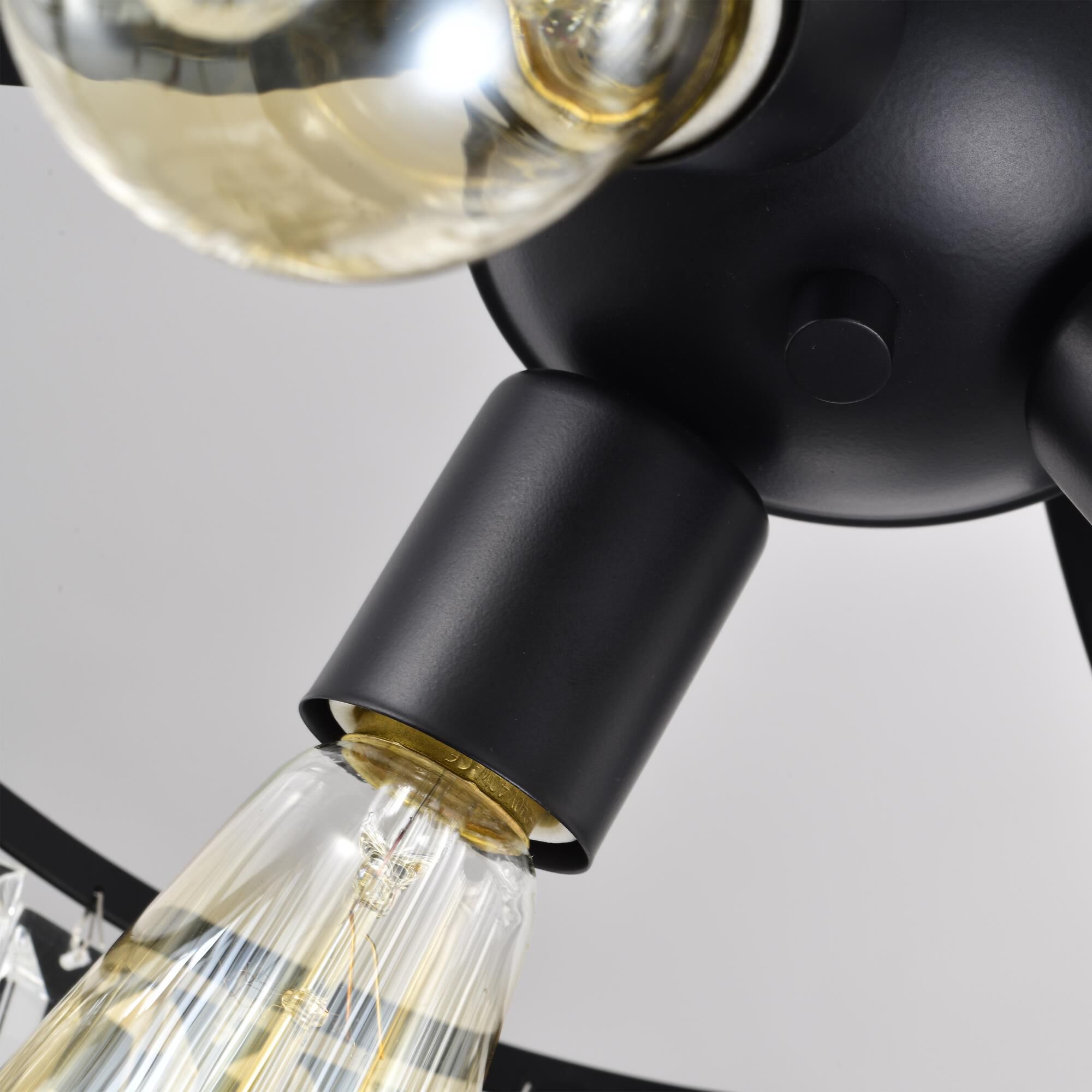 Krys 17 Inch 3 Light Semi Flush Mount by Nuvo Lighting