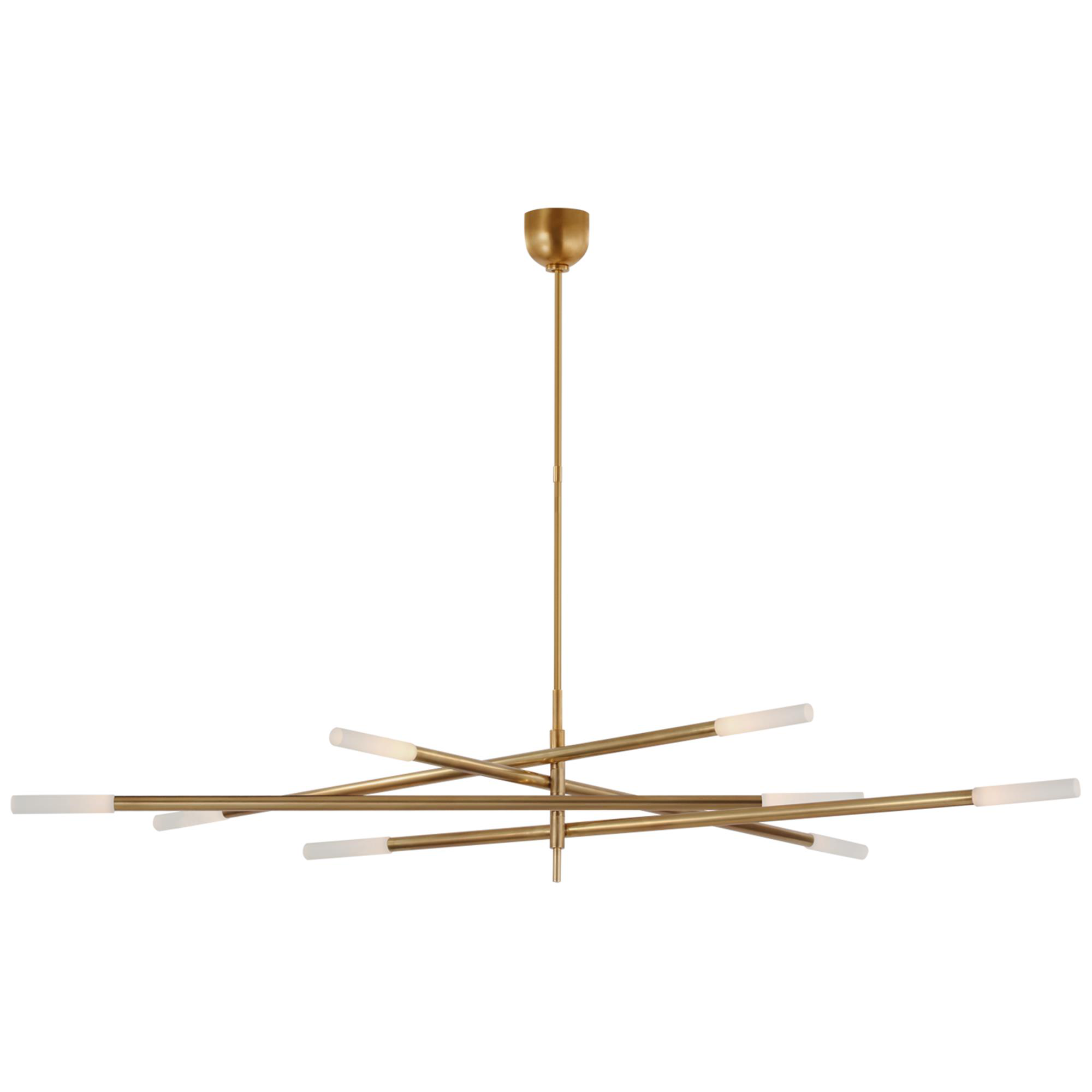 Shown in Antique-Burnished Brass finish and Etched glass