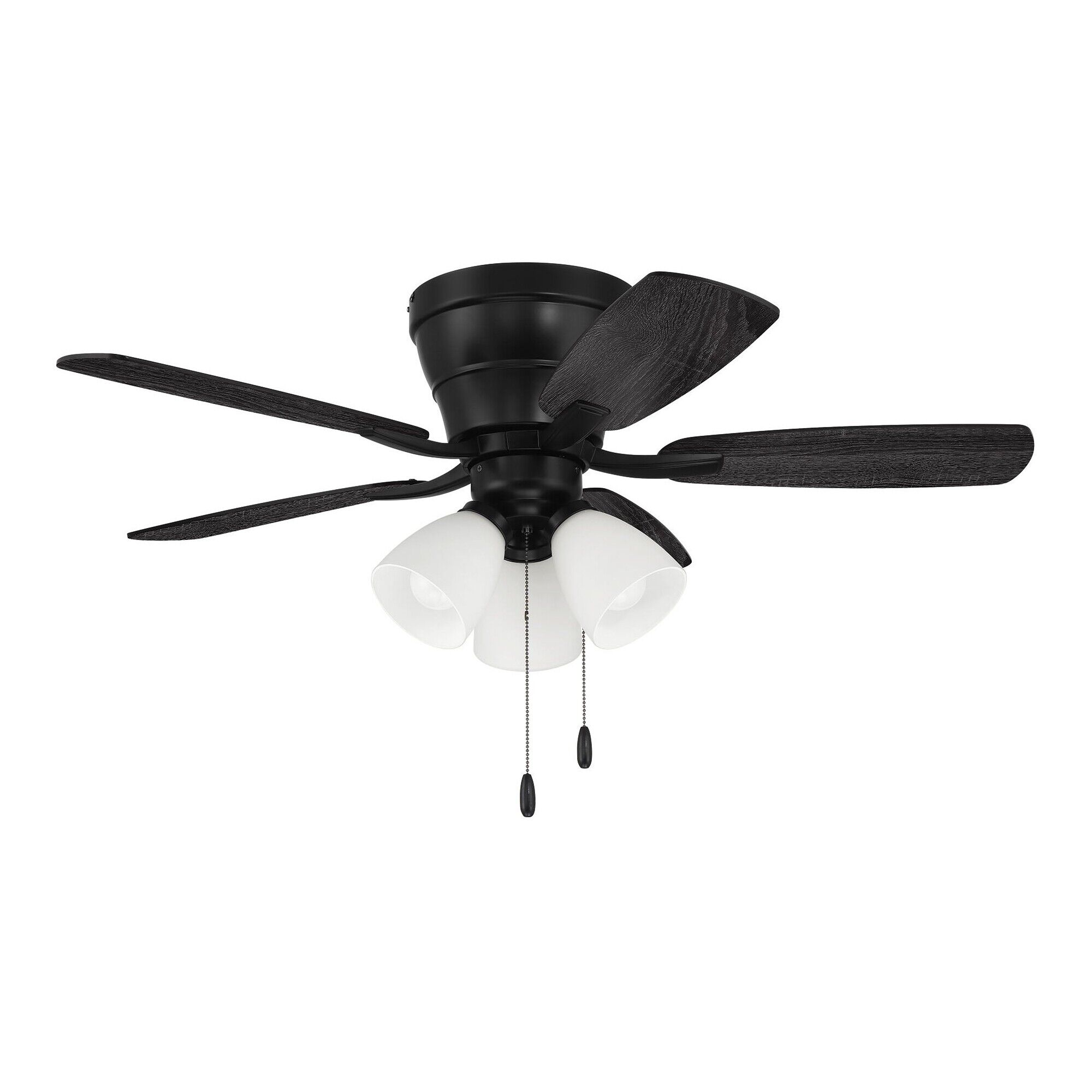 Wheeler 42 3-Light 42 Inch Flush Mount Fan with Light Kit,